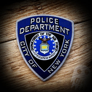AIR FORCE NYPD - New York City, NY Police Department Air Force Patch