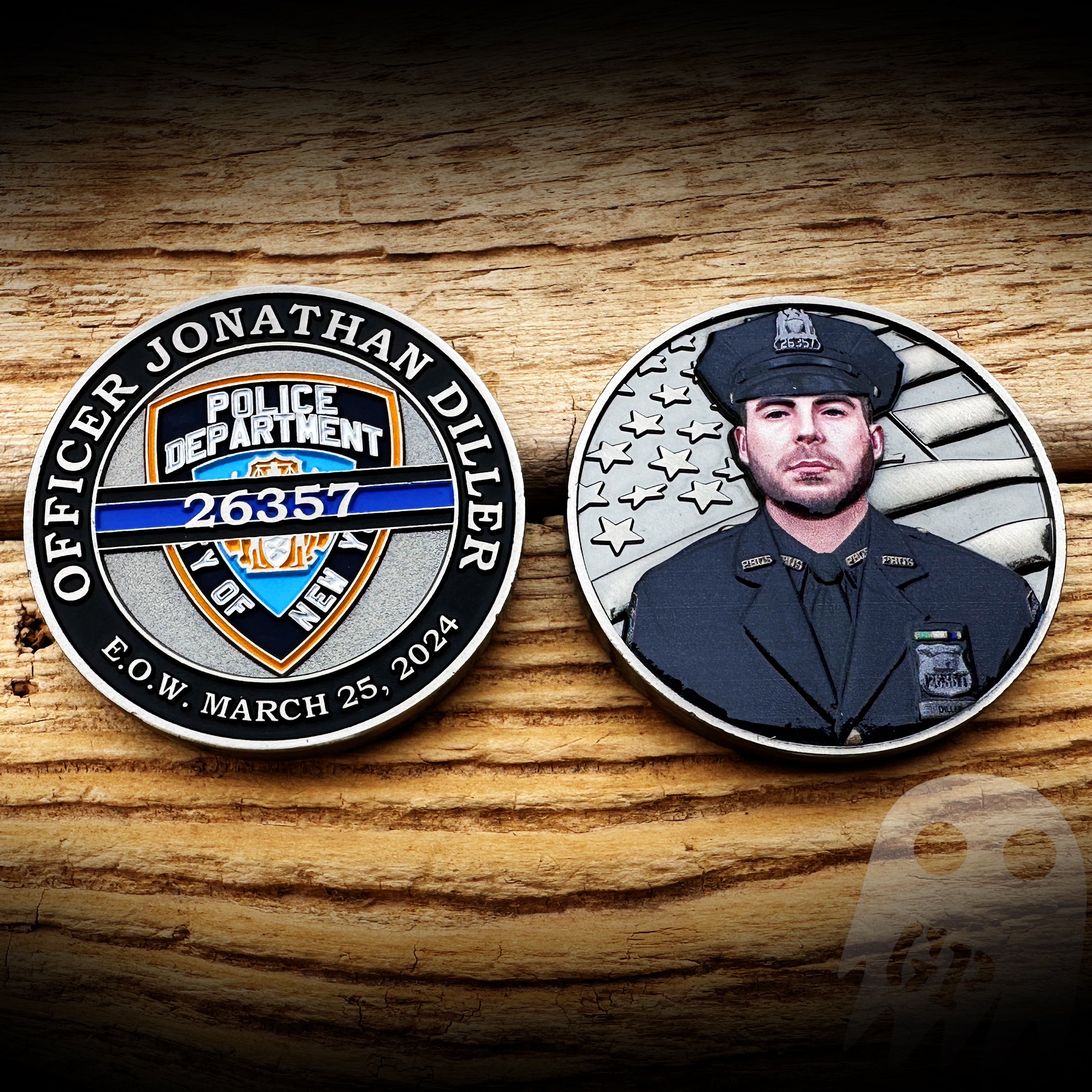 Diller Memorial Coin - Officer Jonathan Diller - NYPD