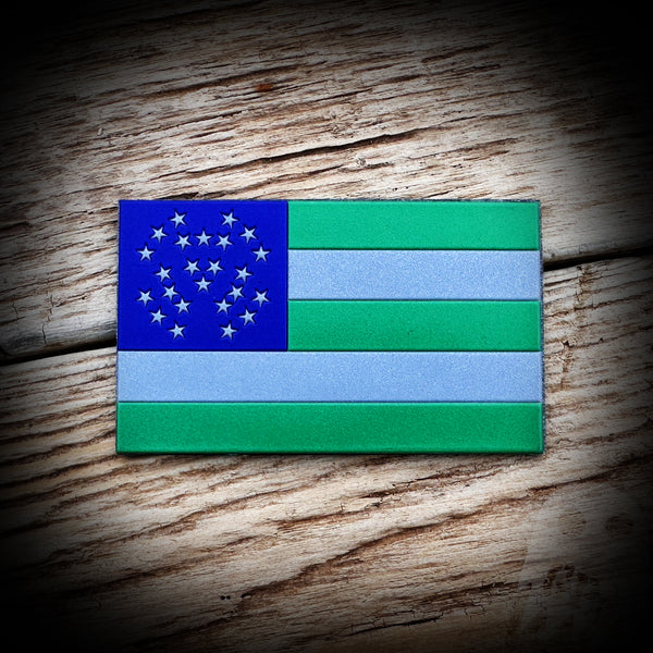 NYPD Flag Reflective Magnet