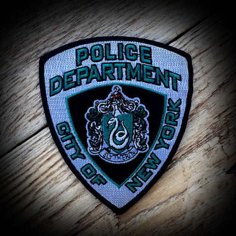 Slytherin Green/Silver - NYPD Harry Potter Patch