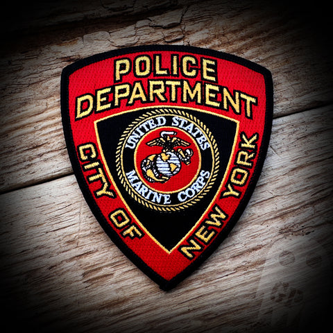 MARINES NYPD - New York City, NY Police Department Marines Patch
