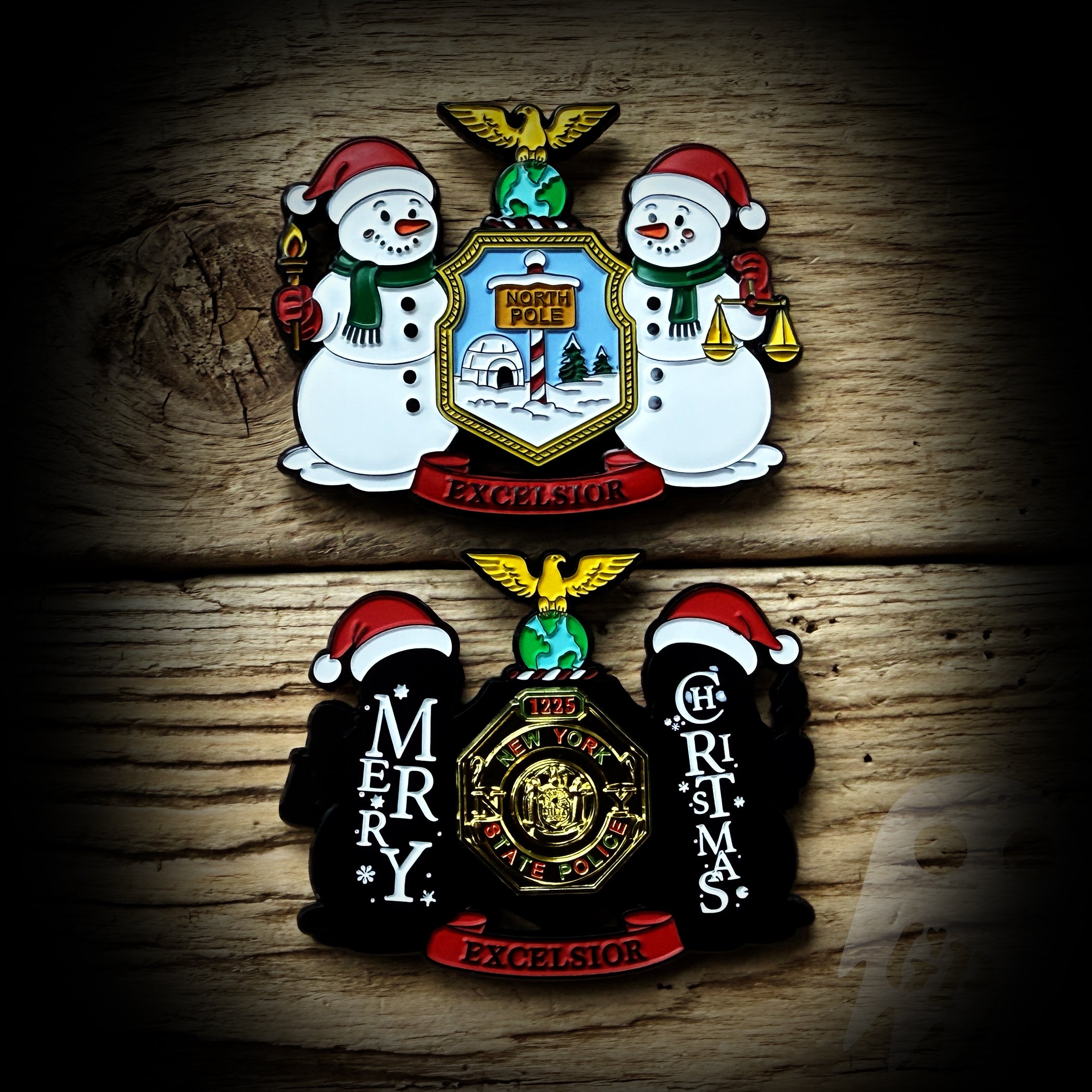 COIN 2025 Christmas - New York State Police 2025 Christmas Coin