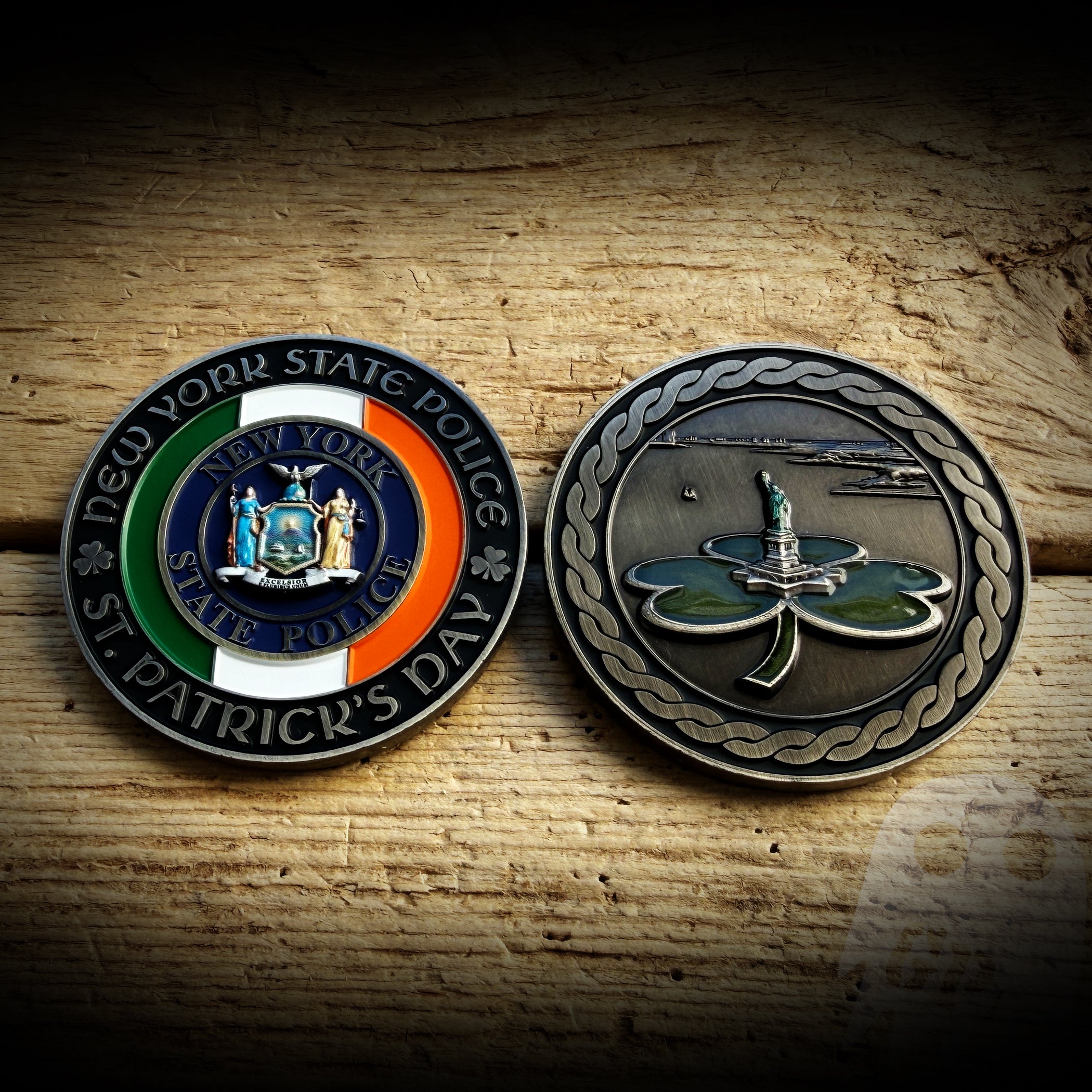 COIN 2026 Irish - New York State Police 2026 Irish Coin – GHOST PATCH