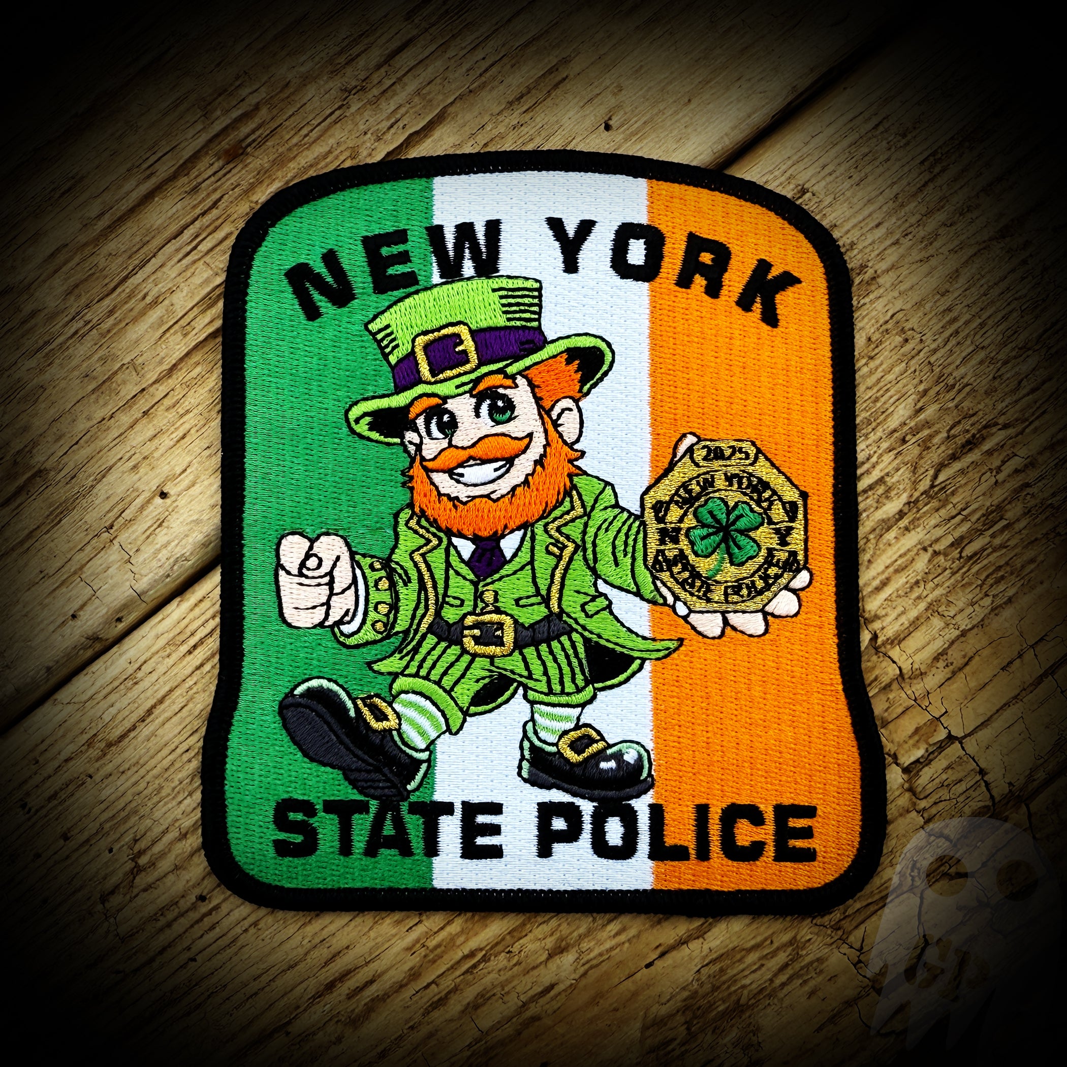 2025 Irish LEPRECHAUN - New York State Police 2025 St Patrick's Day Leprechaun Patch