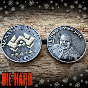 Security coin - Nakatomi Plaza Security - Sgt Al Powell Coin - Die Hard