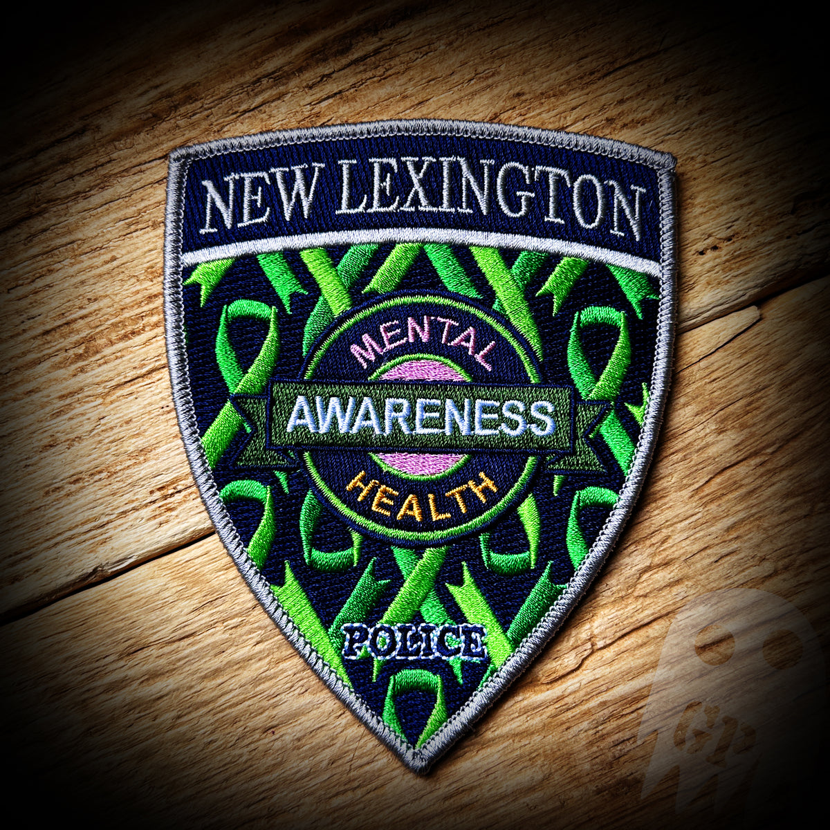 New Lexington, OH PD Mental Health Patch GHOST PATCH