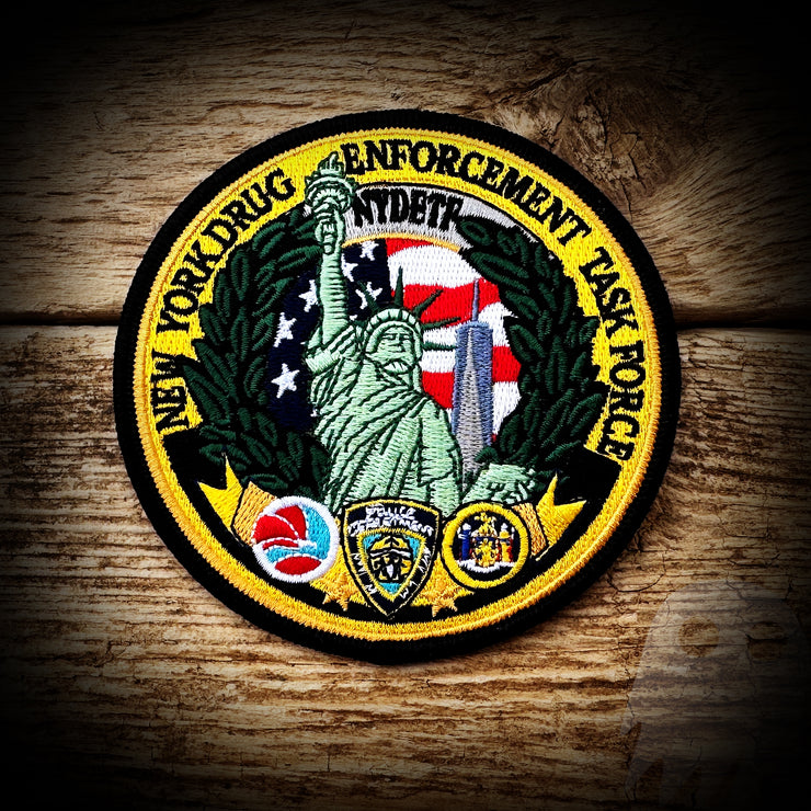 Drug Task Force Sticker EMBROIDERED - New York Drug Enforcement Task Force Patch - Authentic ...