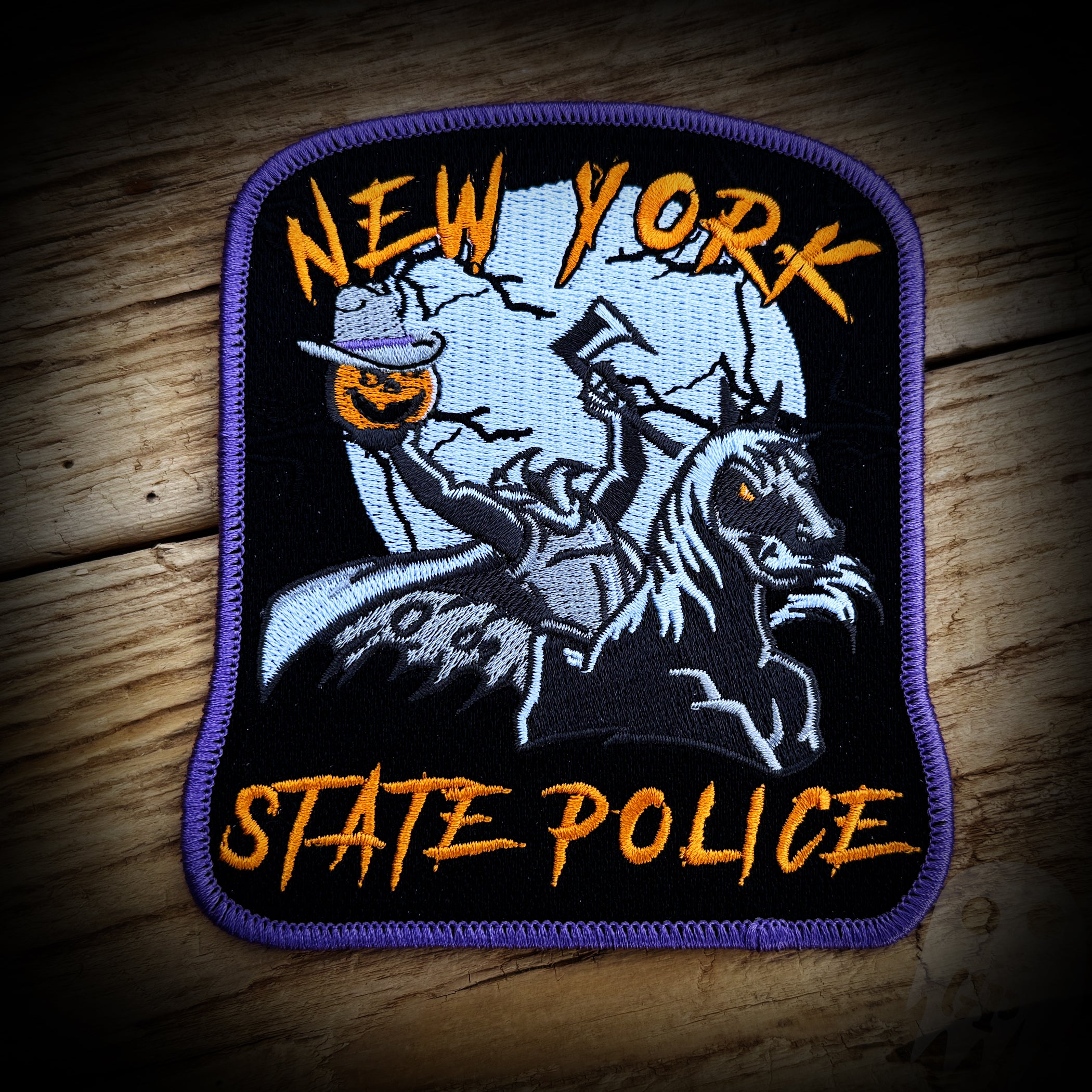 Headless Horseman 2024 Halloween - New York State Police 2024 Halloween Patch