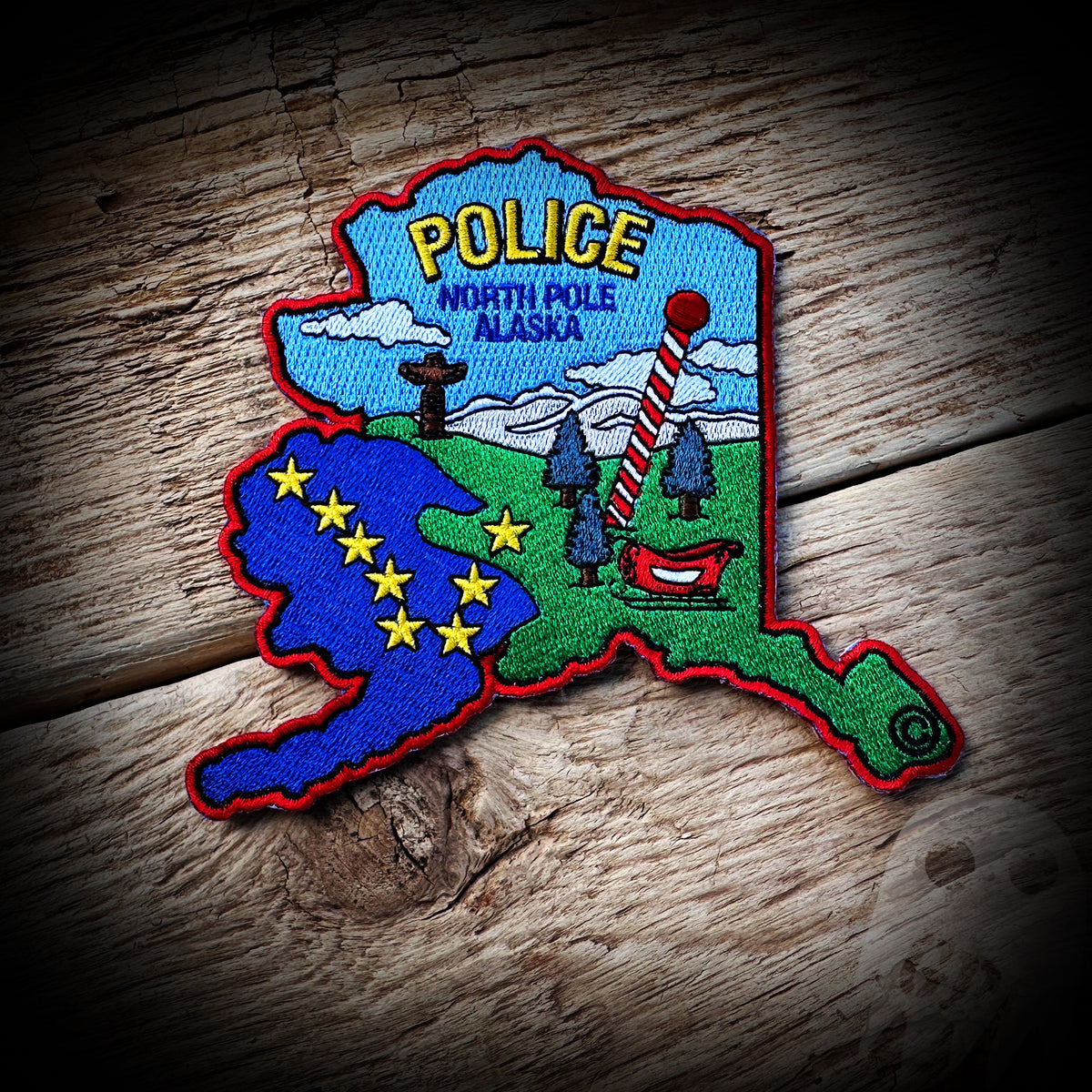 Embroidered - North Pole, AK Police Department Standard Issue – GHOST PATCH