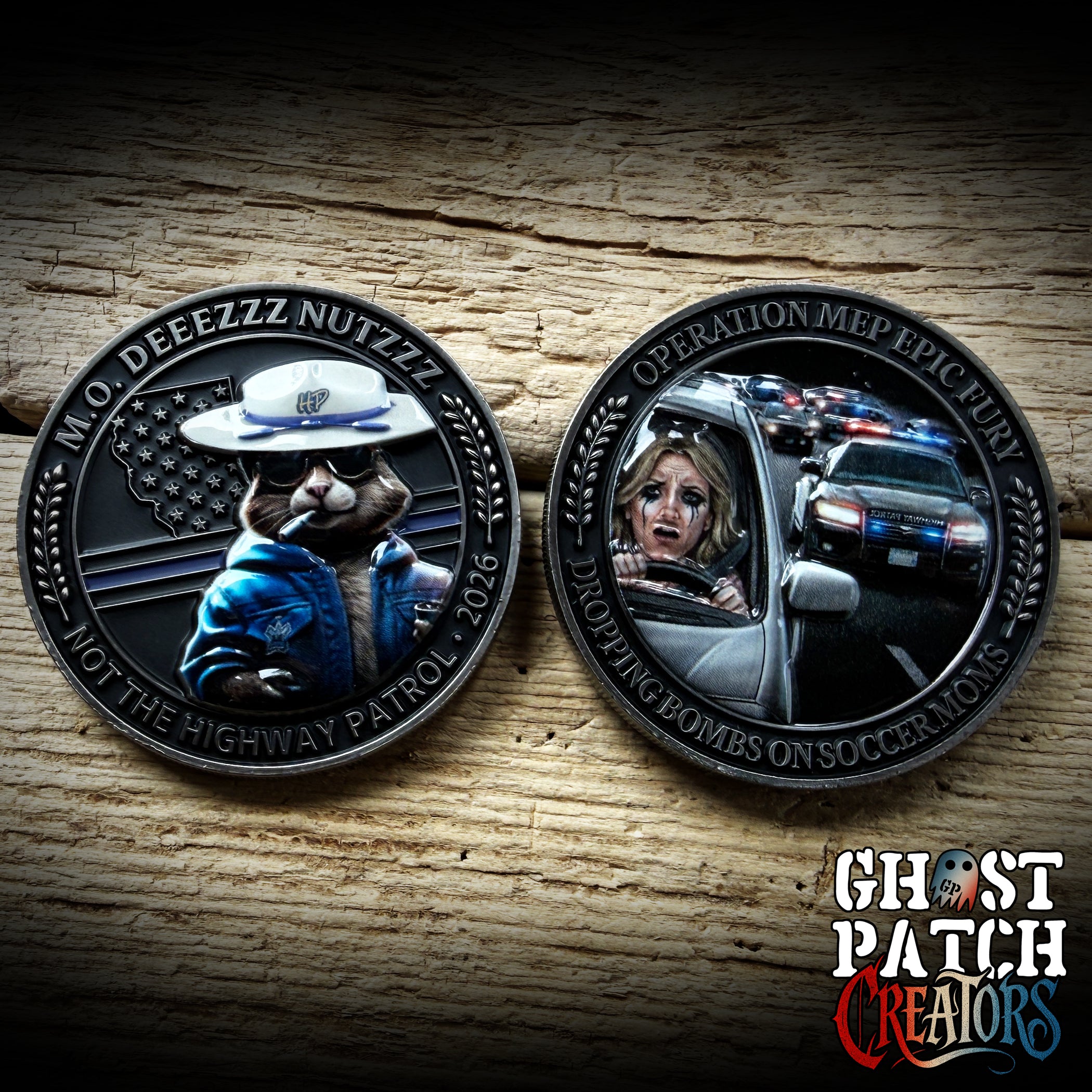 FUNDRAISER - @NotTheHighwayPatrol Epic Fury Deez Nutz Coin