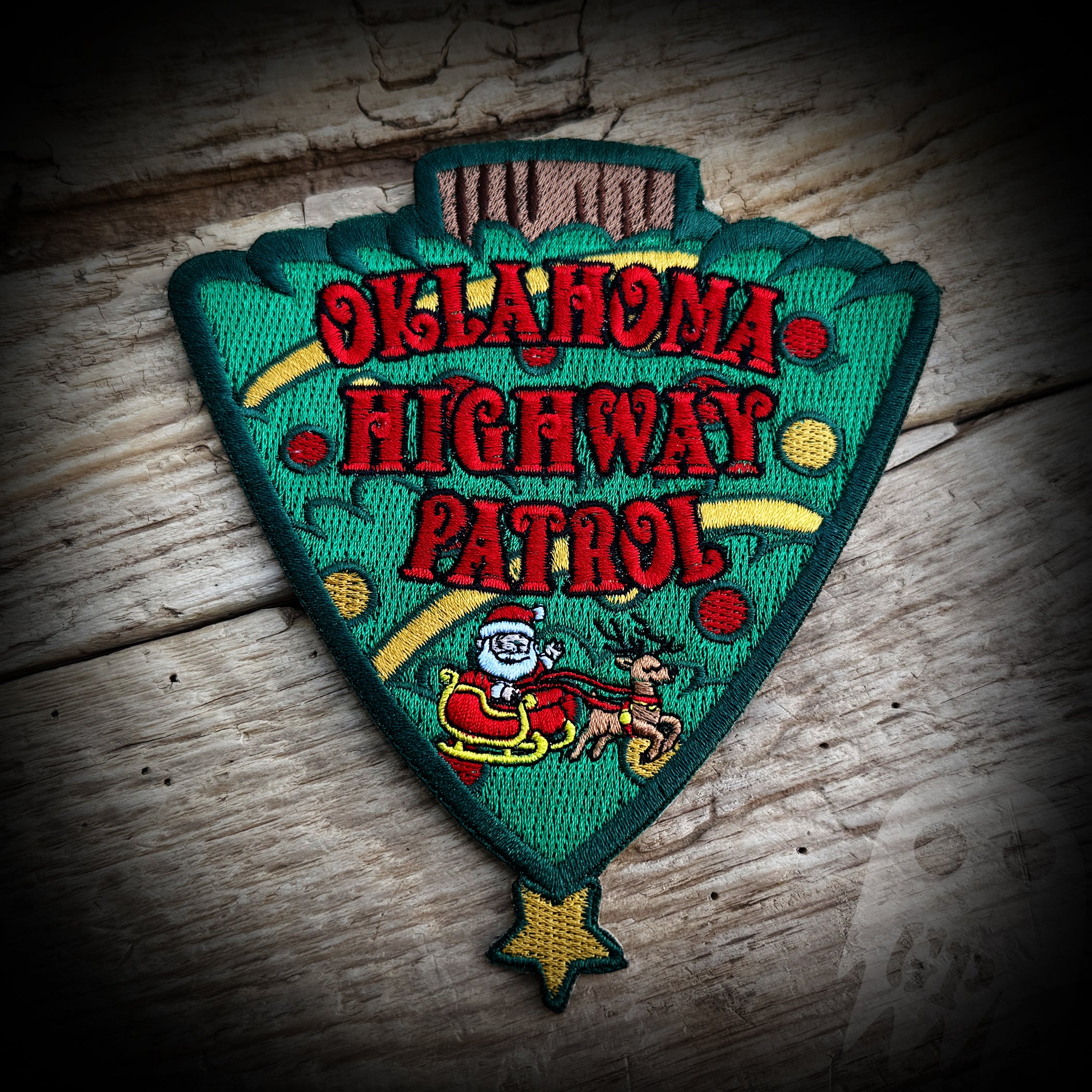 2025 Christmas - Oklahoma Highway Patrol 2025 Christmas Patch