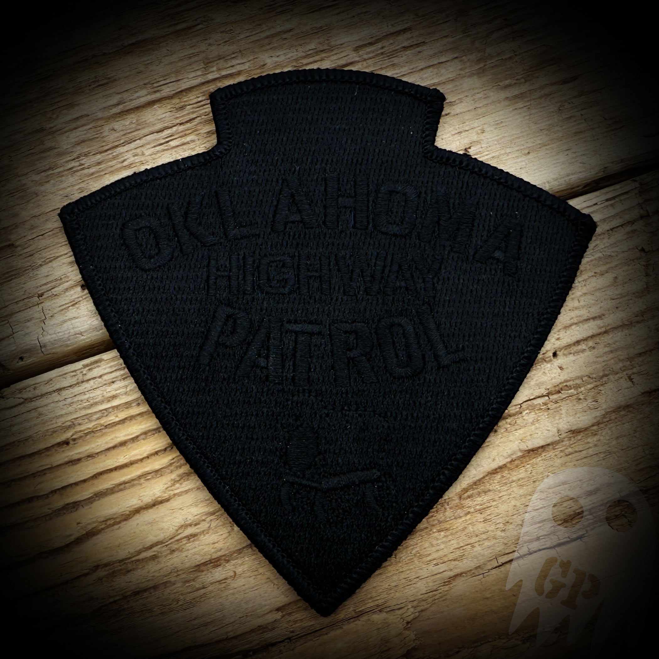 Oklahoma Highway Patrol Blacked Out Patch