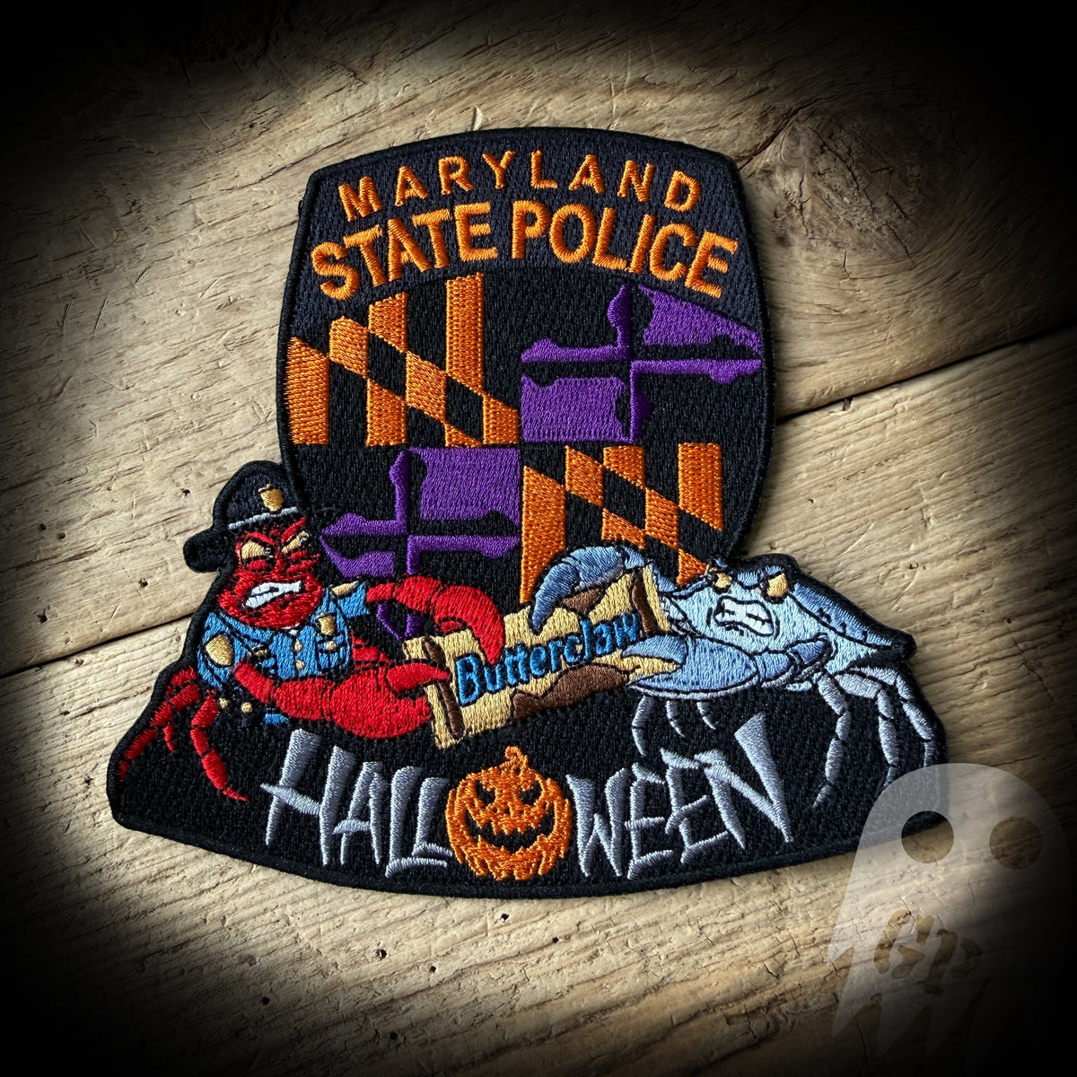 PATCH 2026 Halloween - Maryland State Police 2026 Halloween Crab Patch