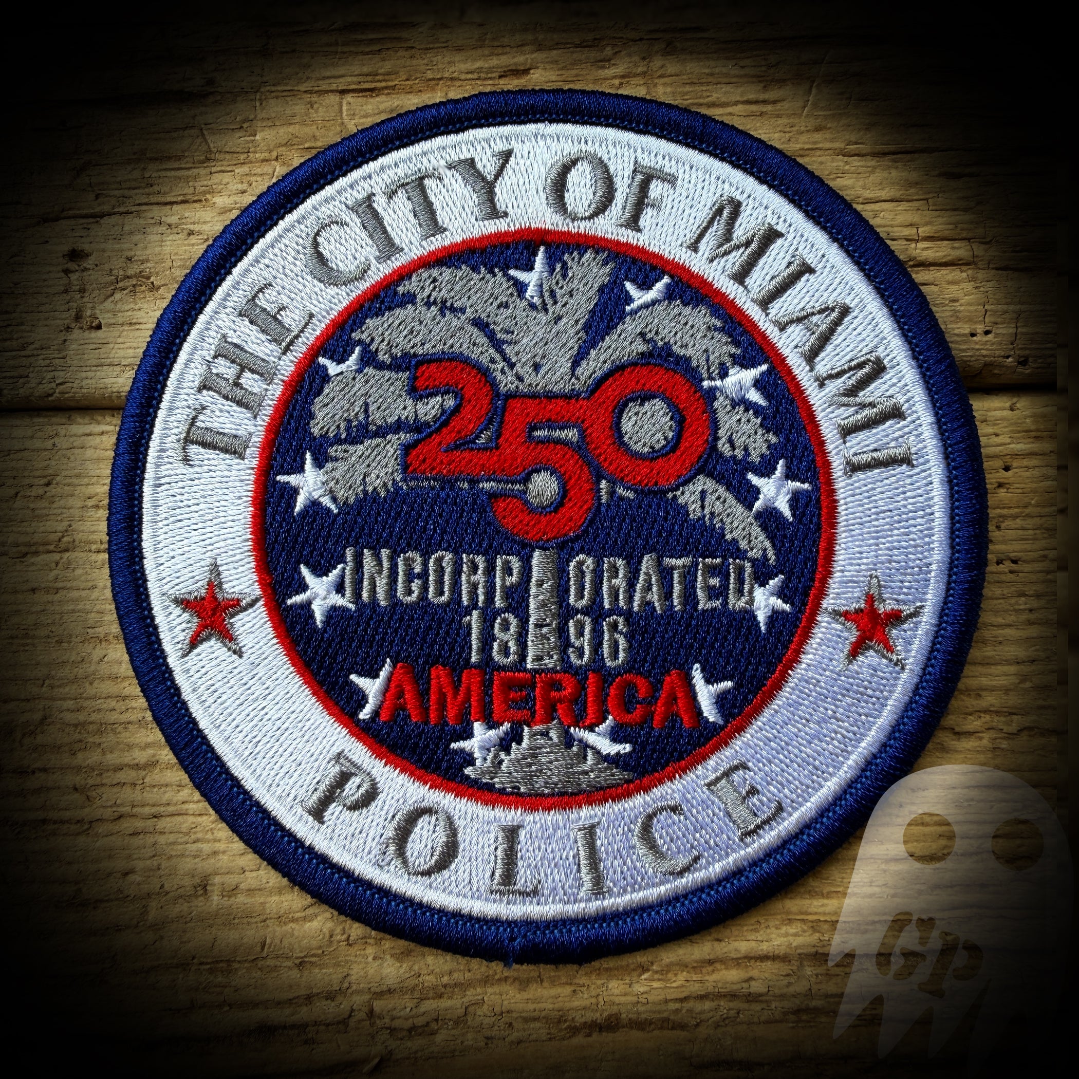 PATCH 250th America - Miami, FL PD 250th Anniversary of America Patch