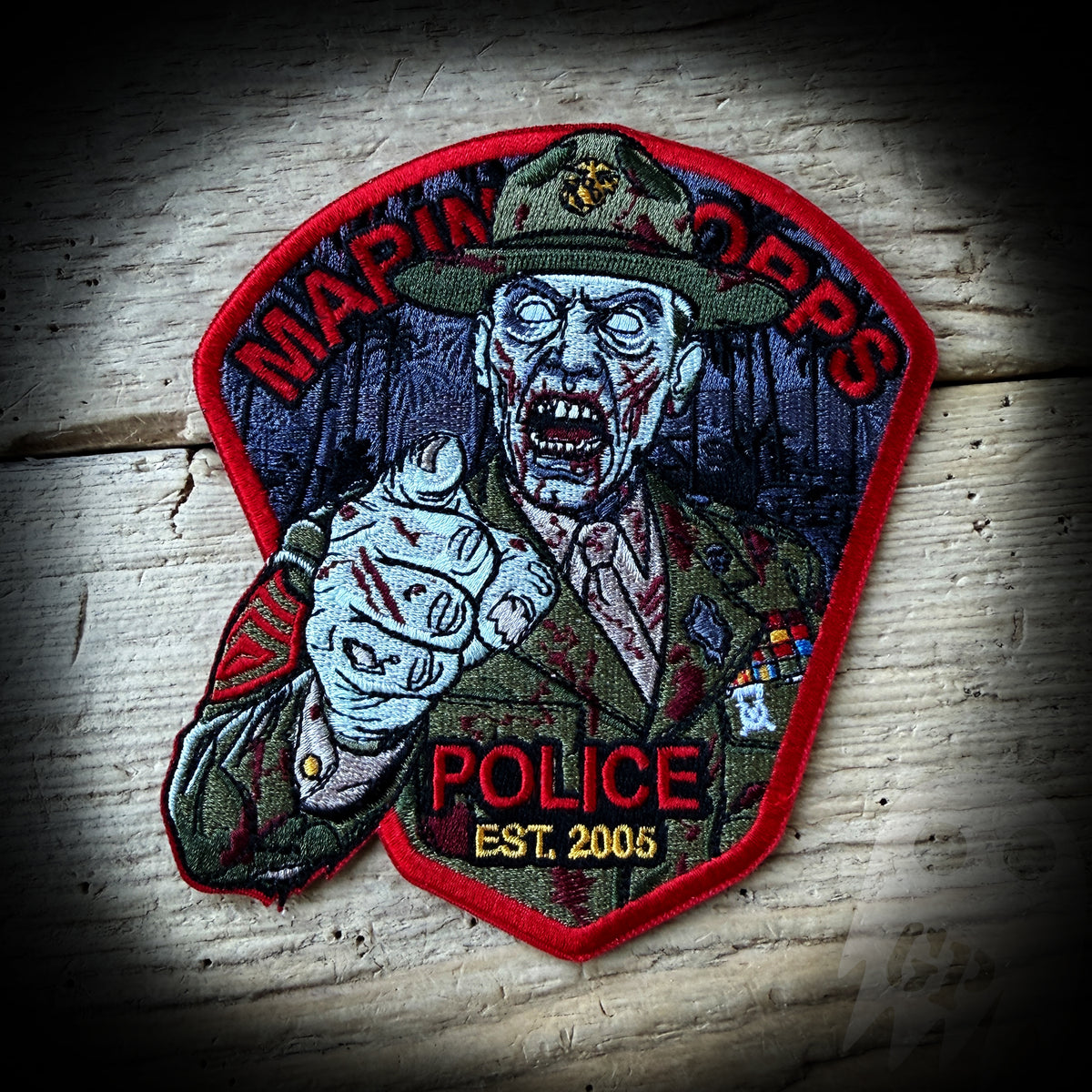 PATCH 2026 Halloween  - USMC Police 2026 Halloween Patch