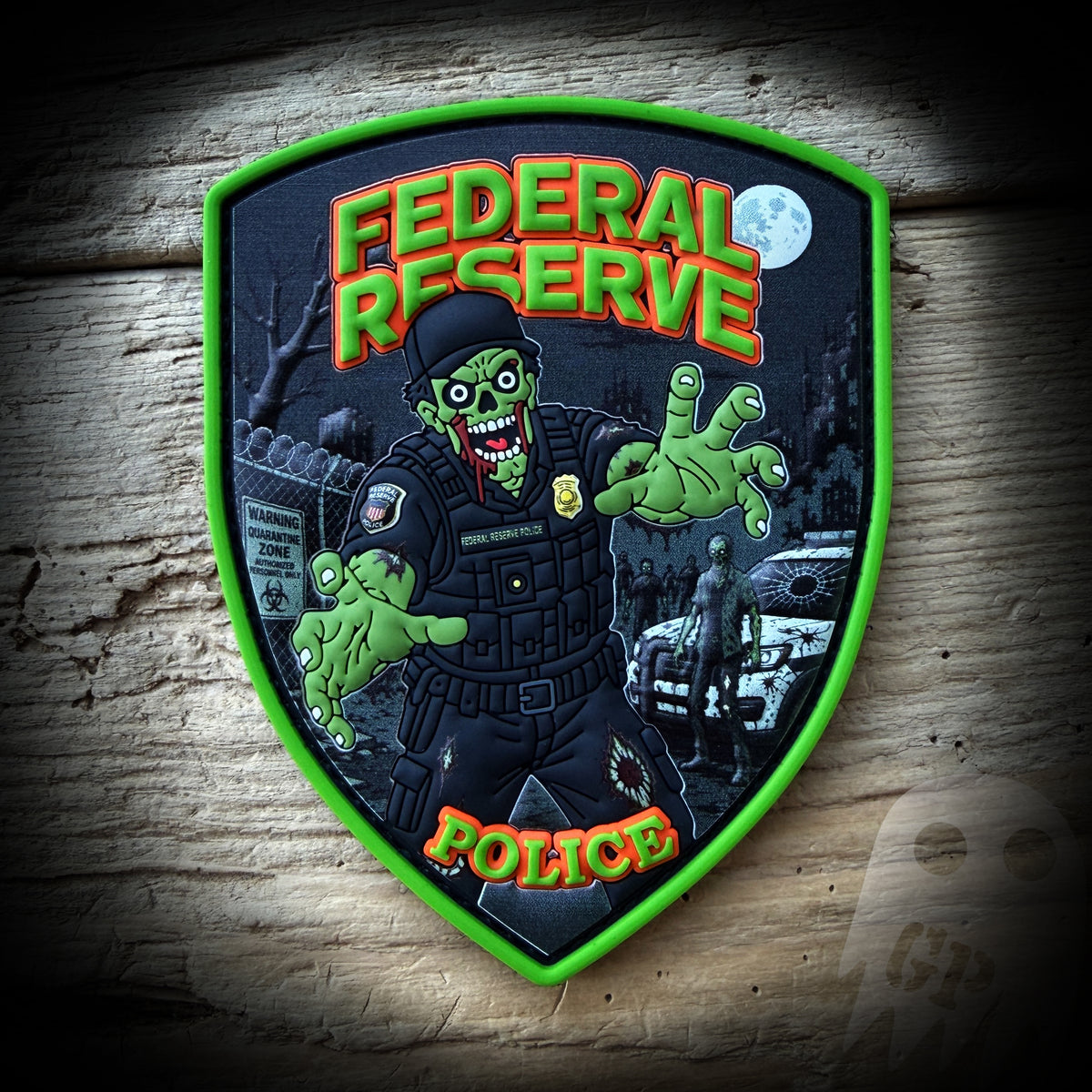 PVC PATCH 2026 Halloween - Federal Reserve Police Department 2026 Halloween PVC