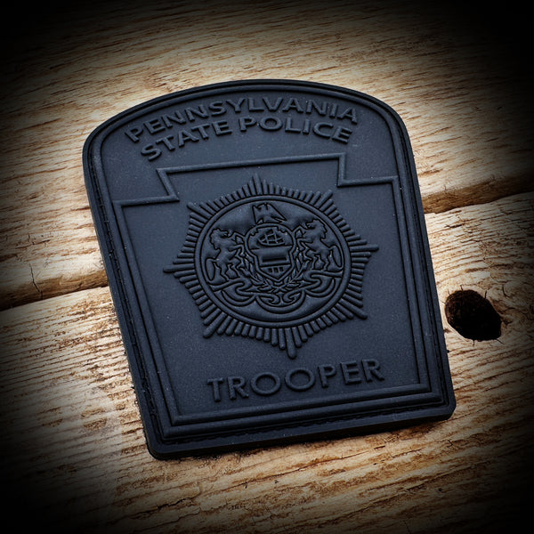 PVC - Pennsylvania State Police Blacked  Out PVC Patch