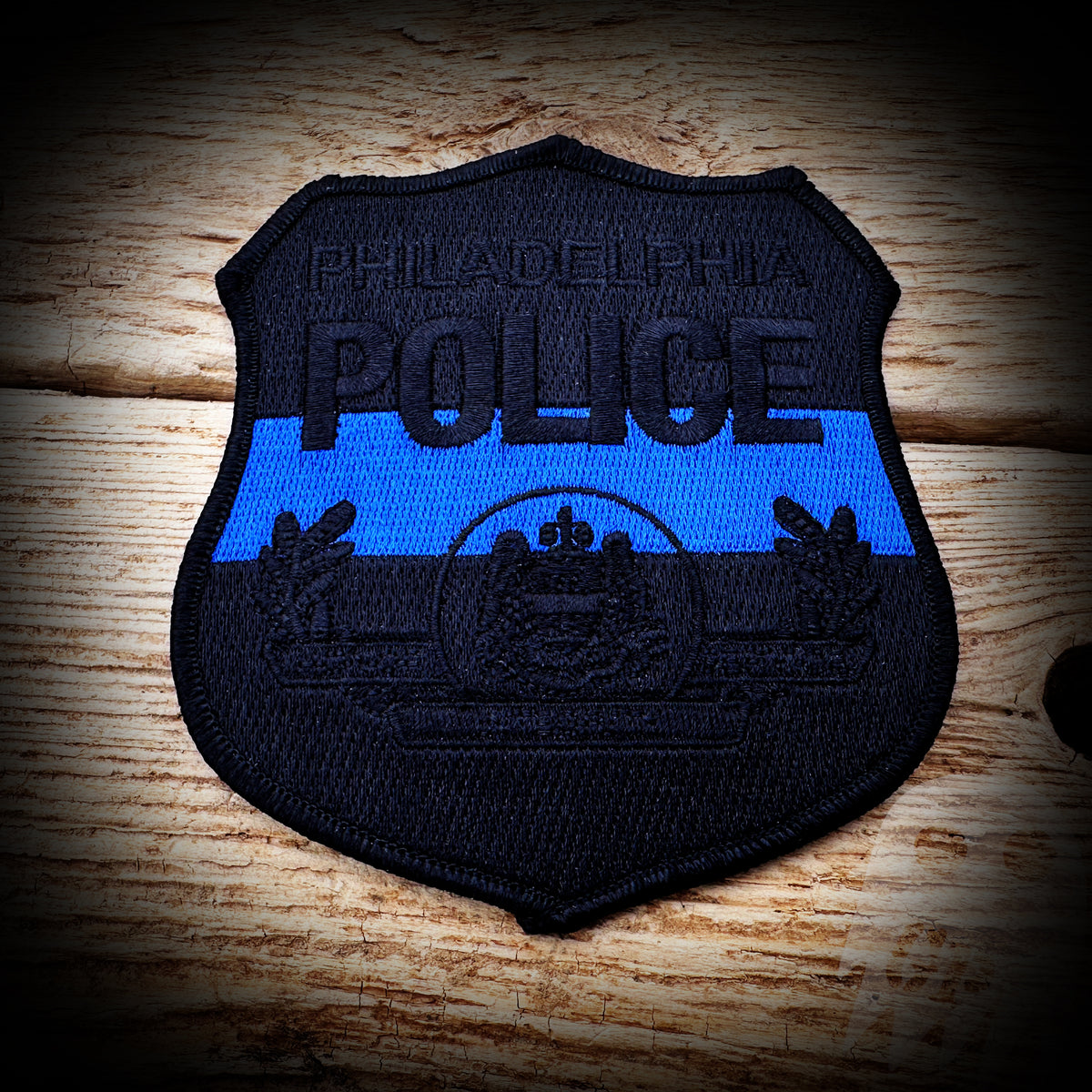 Thin Blue Line - Philadelphia, PA PD Police Memorial Patch – GHOST PATCH