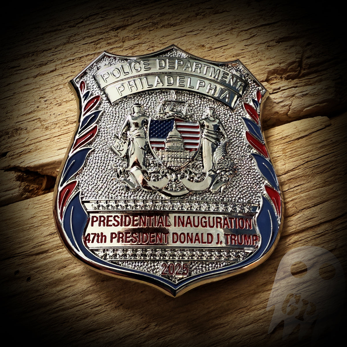 Custom Inauguration Badges Inauguration Badge - Philadelphia, PA PD Commemorative 2025 Inaugurati ...