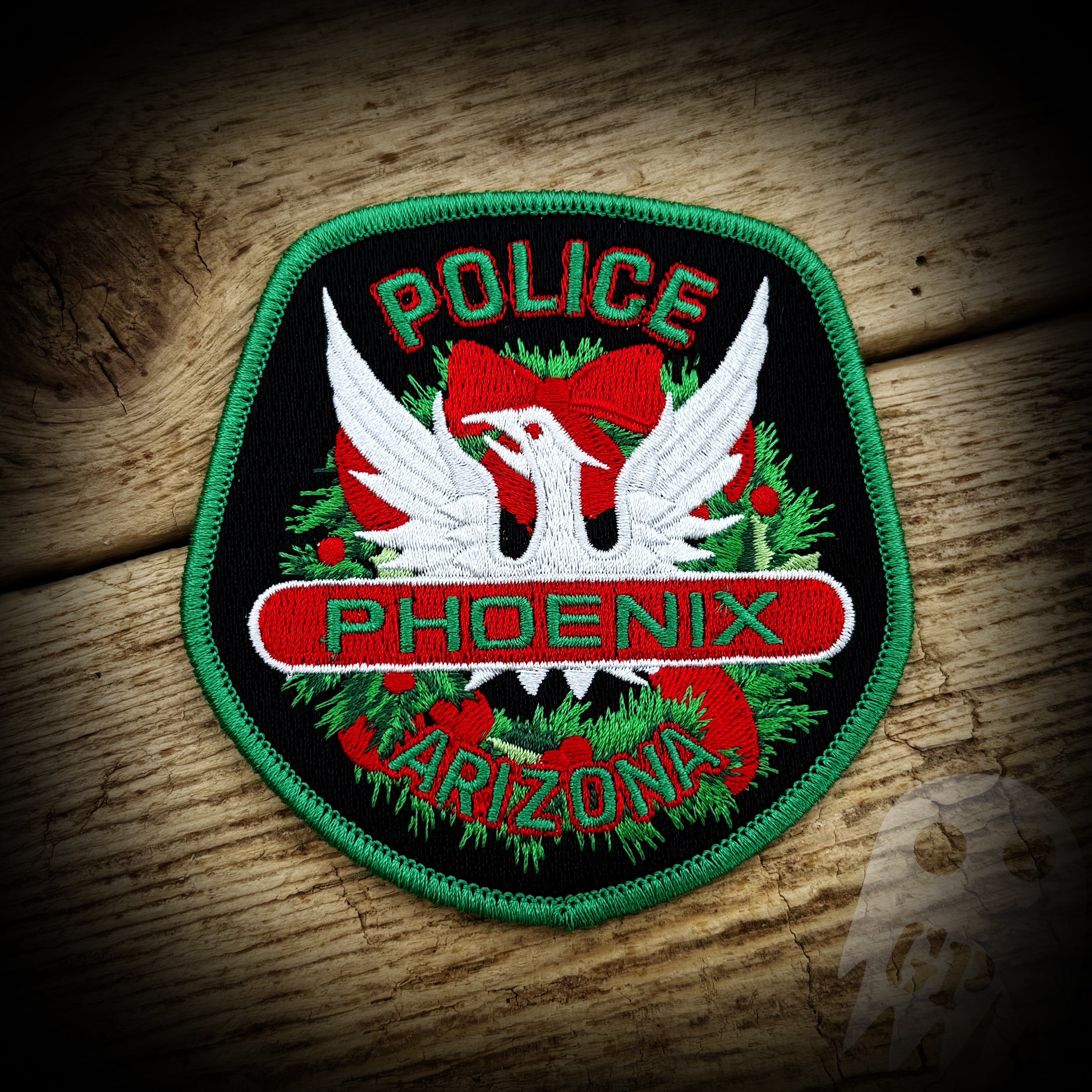 Phoenix Pd Pin 2024 Christmas - Phoenix, AZ PD 2024 Christmas Patch – GHOST PATCH