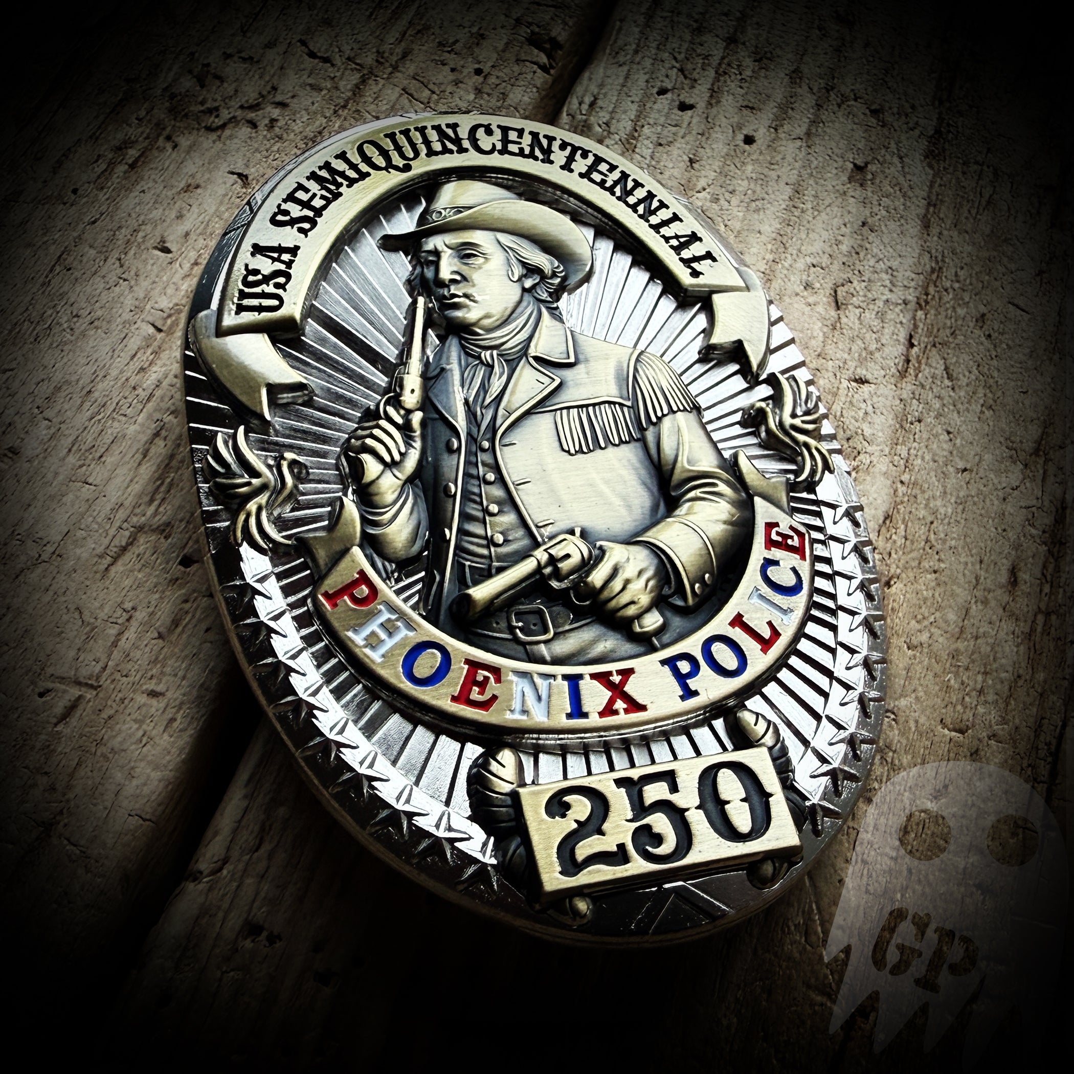 BADGE 250th America - Phoenix, AZ PD Commemorative 250th