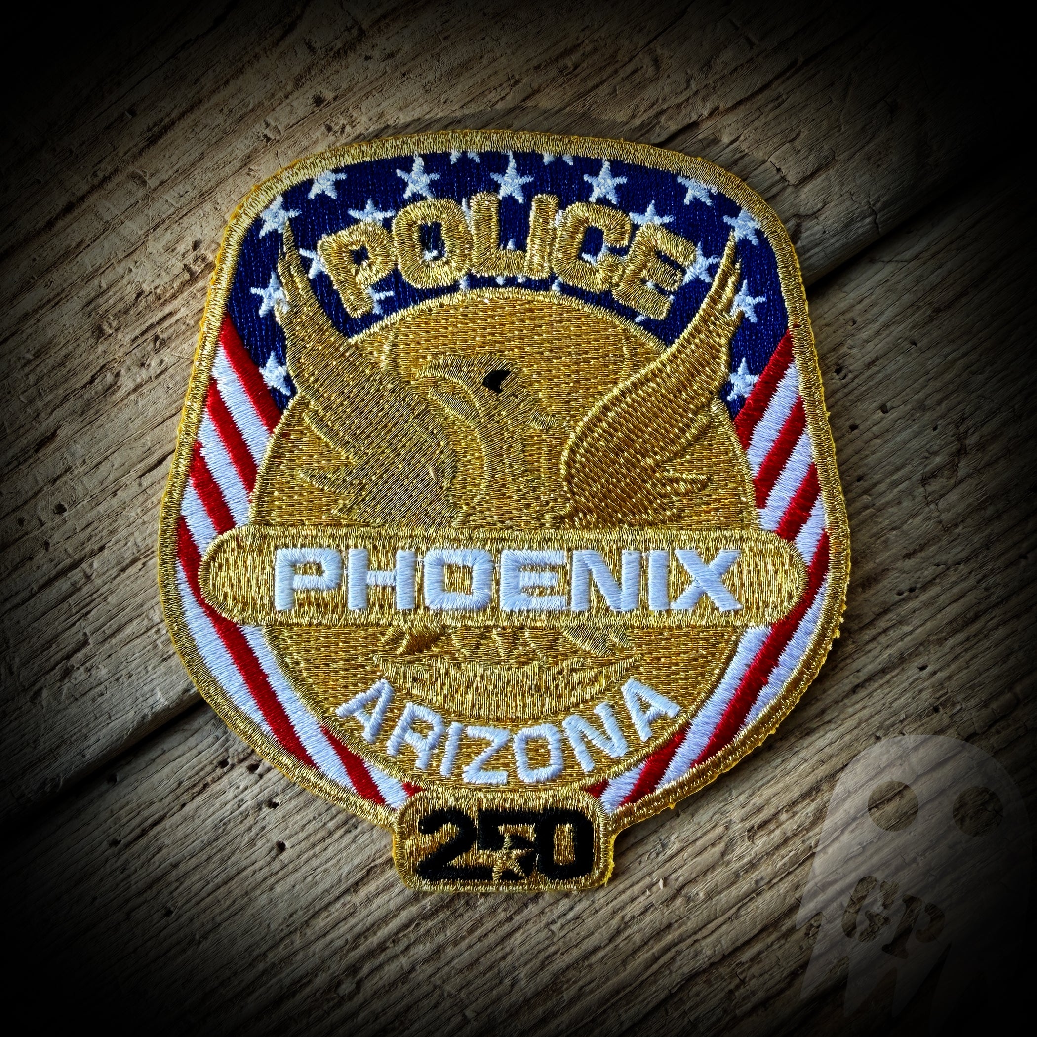 250th America PATCH - Phoenix, AZ PD Commemorative 250th