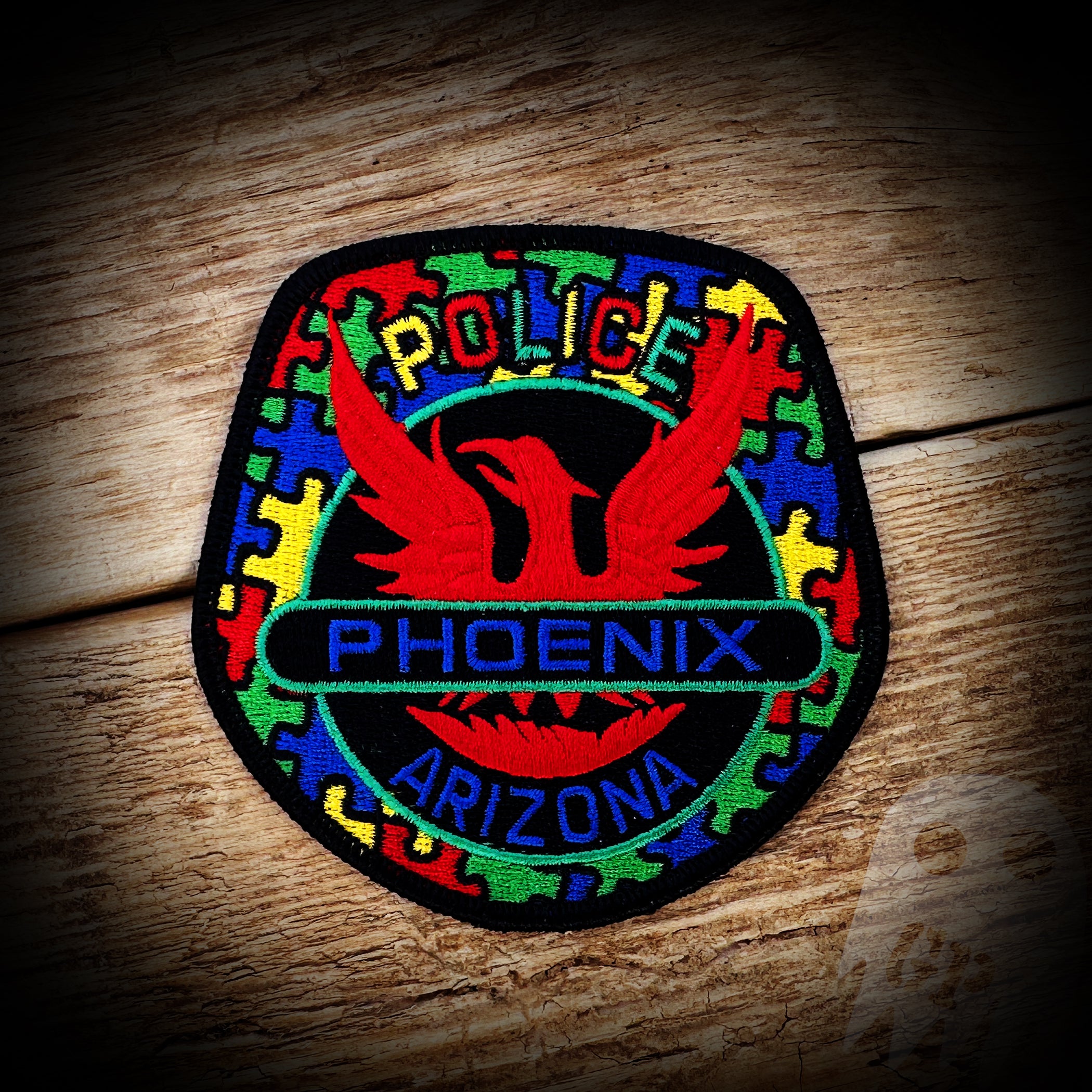 2024 Autism - Phoenix, AZ Police Department 2024 Autism Fundraiser Patch