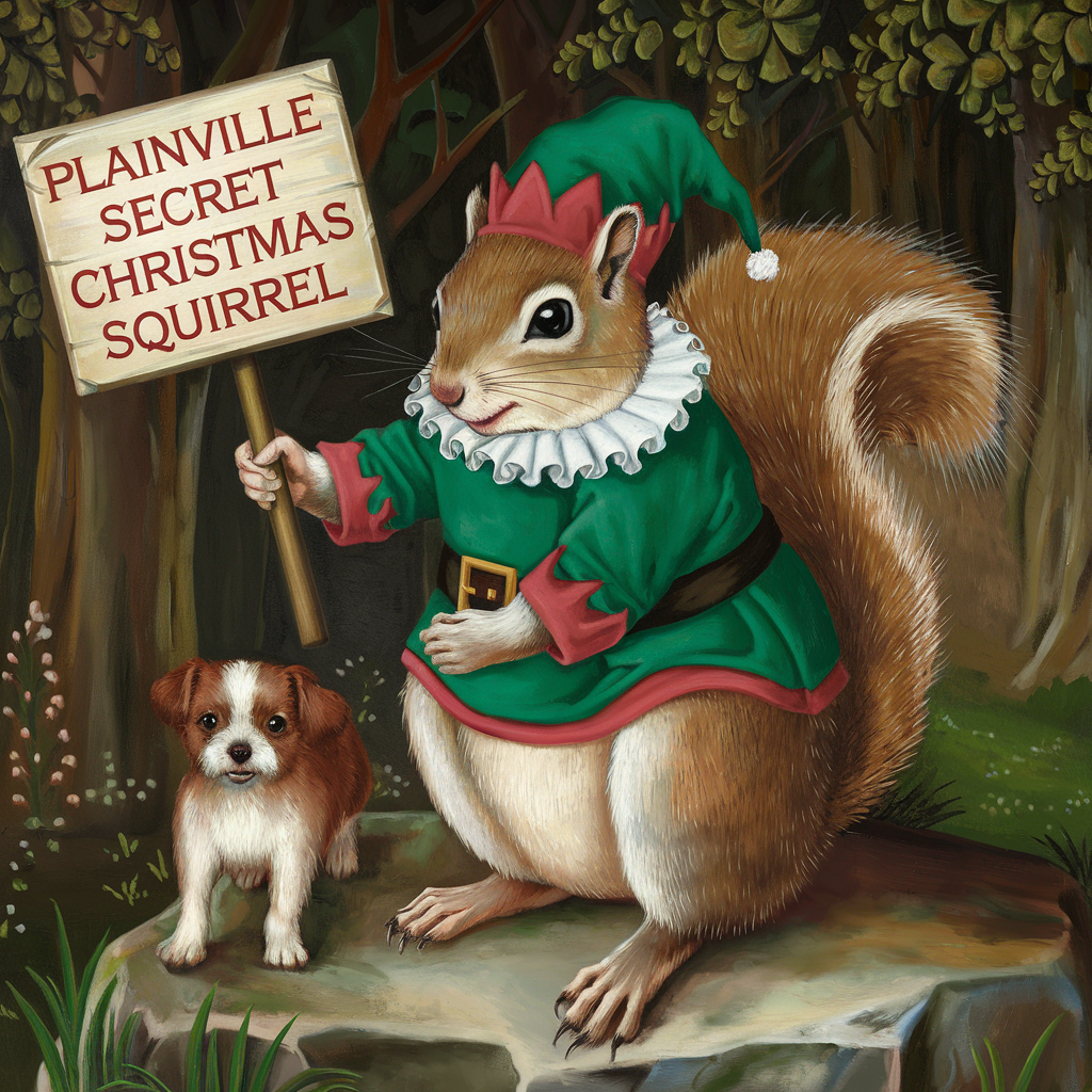 2024 Christmas - Plainville, CT PD 2024 Christmas Patch SECRET SQUIRREL (NOT PHOTO SHOWN)