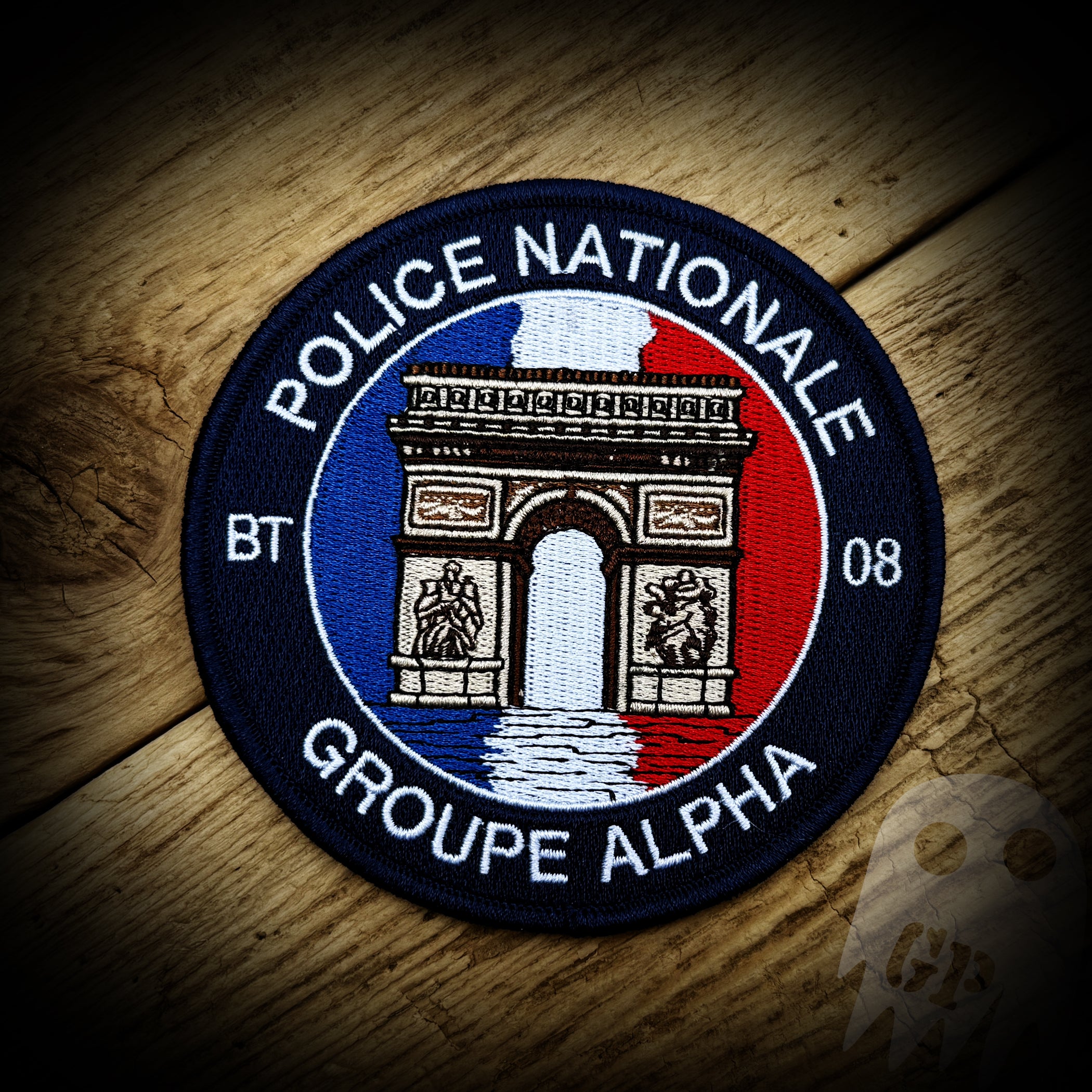 Groupe Alpha - France Police Nationale Patch – GHOST PATCH