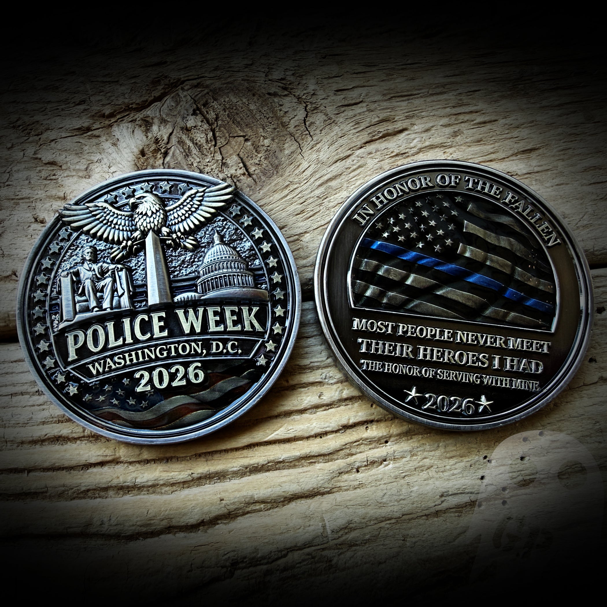 2026 National Police Week Box Set - Badge, Coin, and Pin