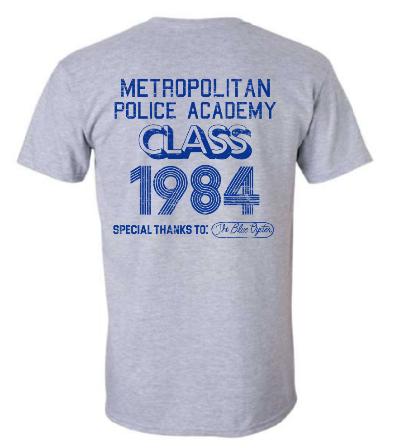 T-Shirt - Metropolitan Police Academy Class 1984 - Police Academy movie