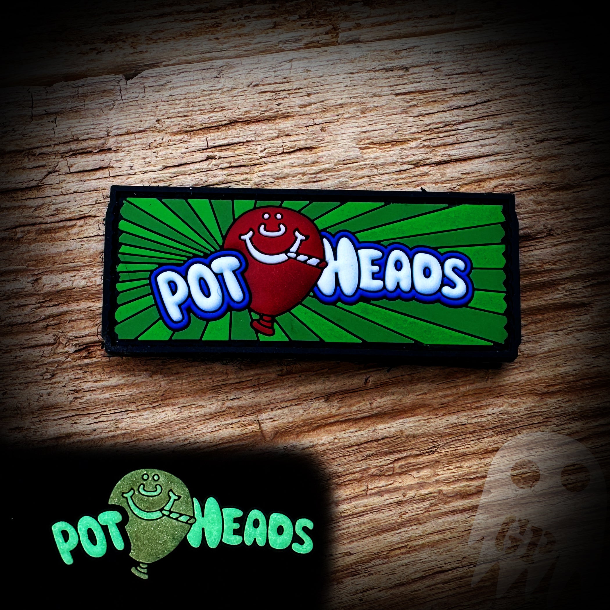 Pot Heads PVC - Glows in the dark