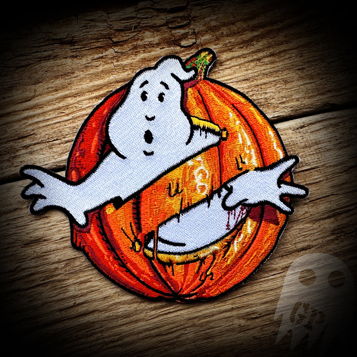 Halloween Ghustbusters Pumpkin GHOST PATCH