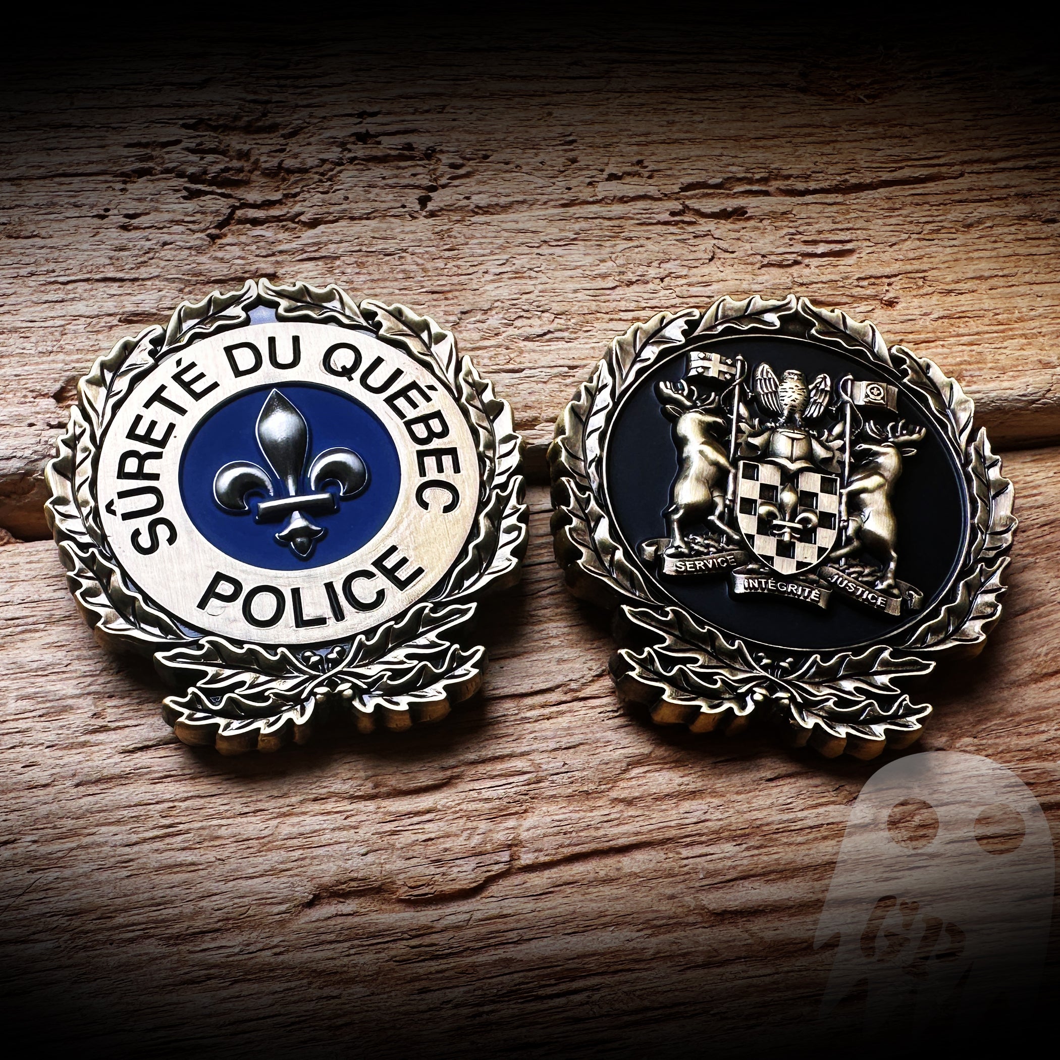 Sûreté du Québec Police Challenge Coin