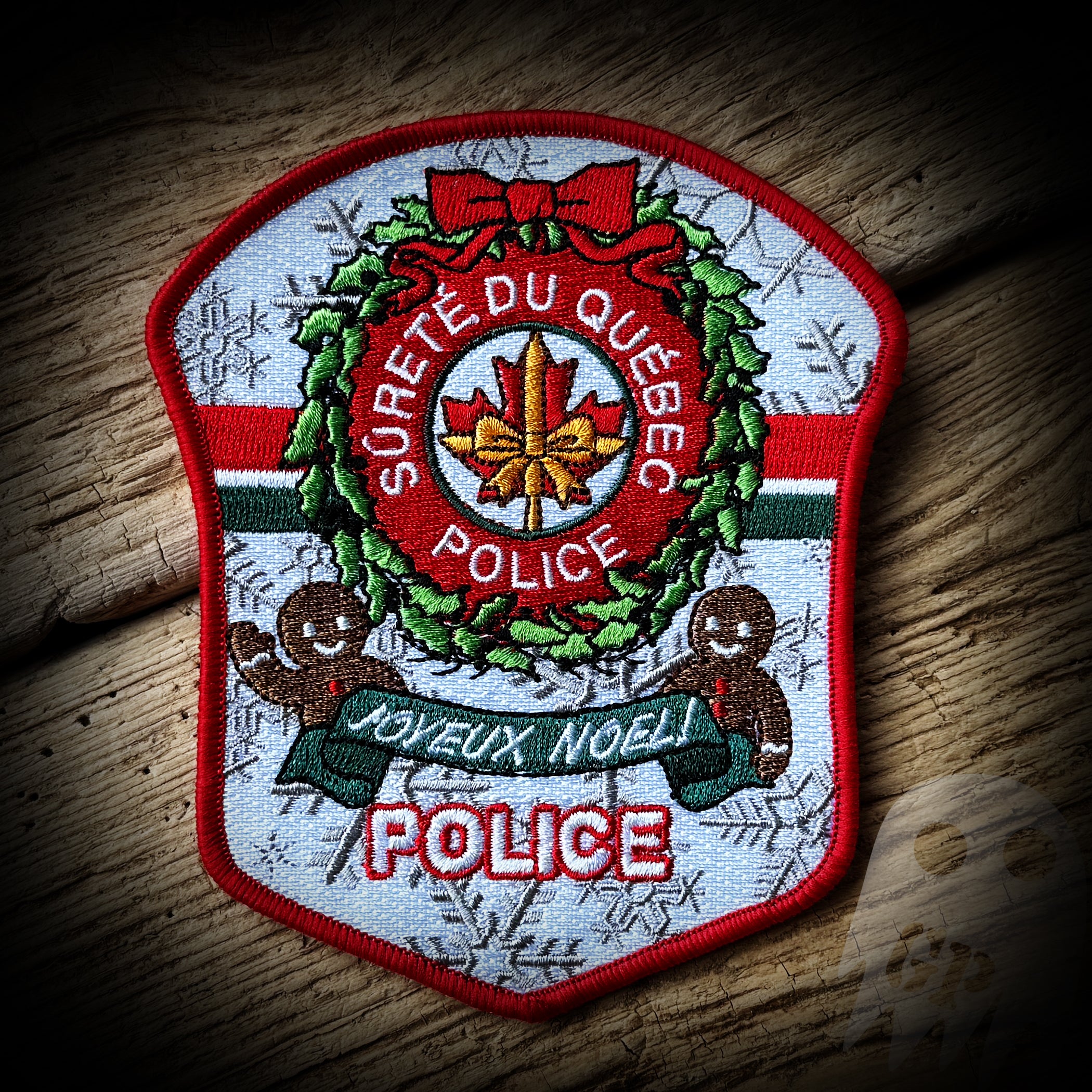 2025 Christmas - Quebec, Canada Provincial Police 2025 Christmas Patch