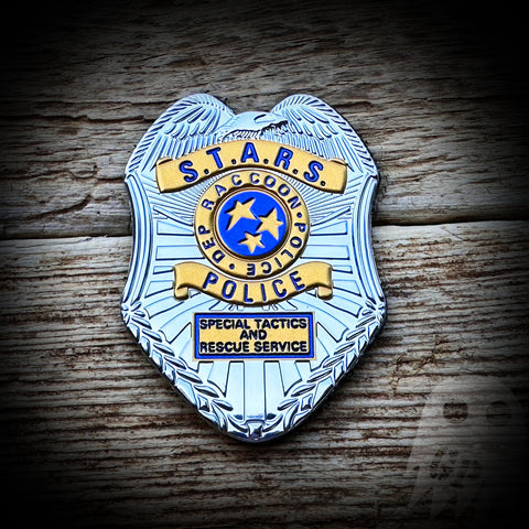 BADGE S.T.A.R.S. - Raccoon PD S.T.A.R.S. BADGE  - FlexShield with velcro