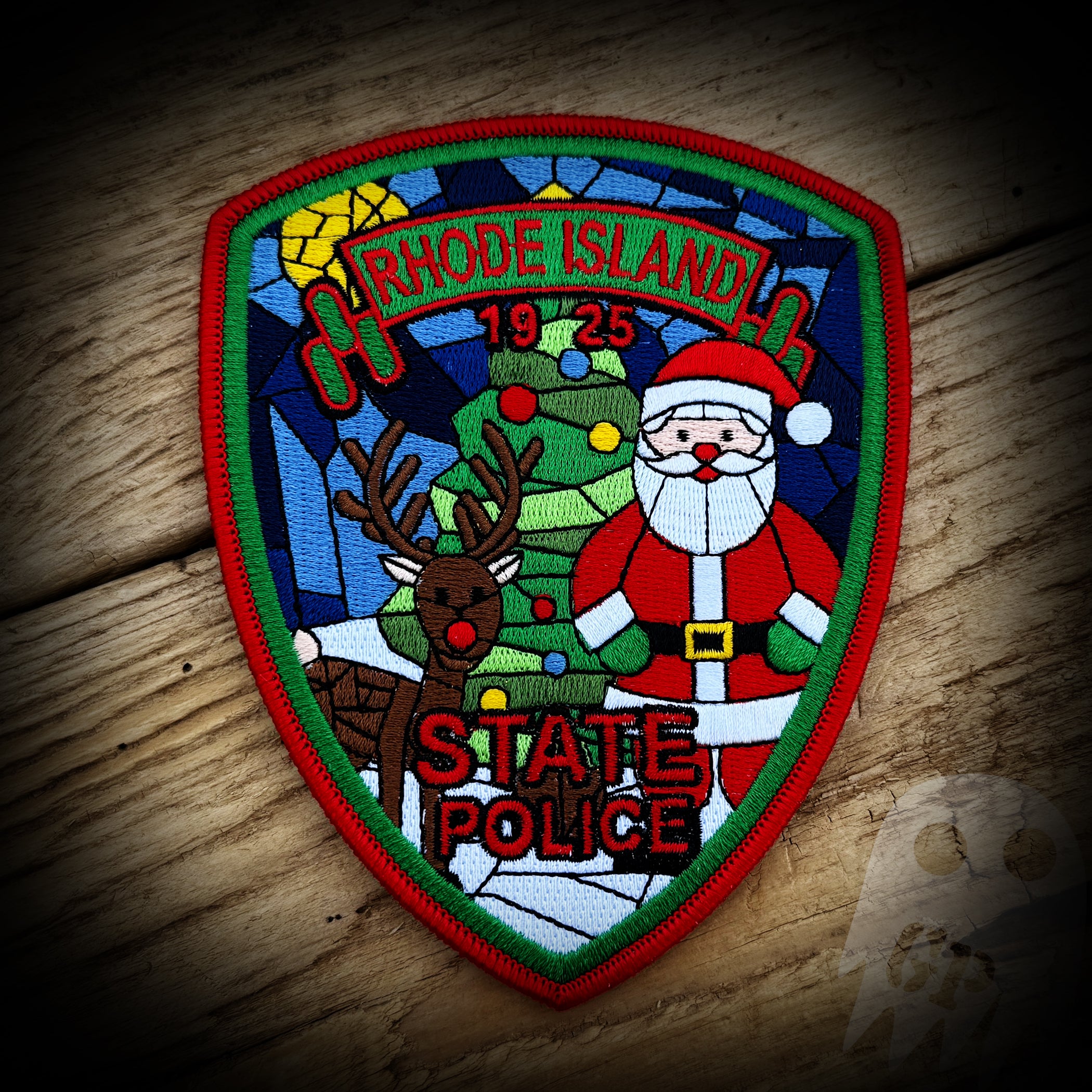 2024 Christmas - Rhode Island State Police 2024 Christmas Patch