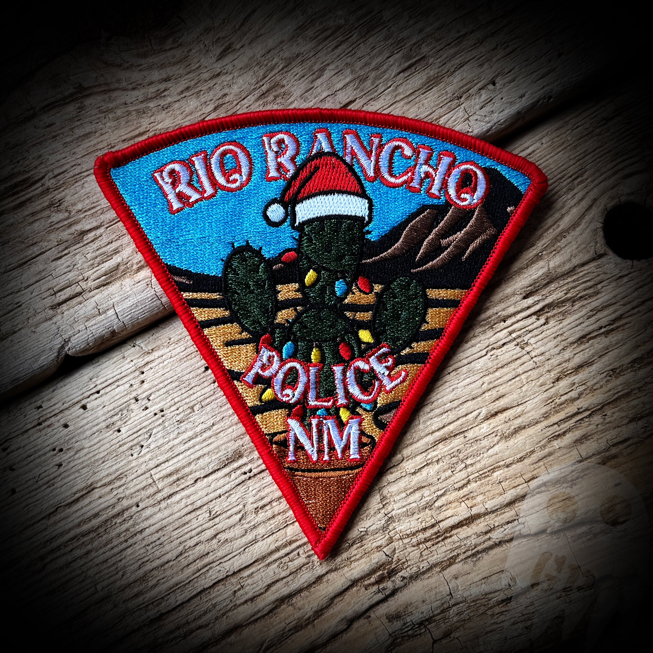 2025 Christmas - Rio Rancho, NM PD 2025 Christmas Patch – GHOST PATCH
