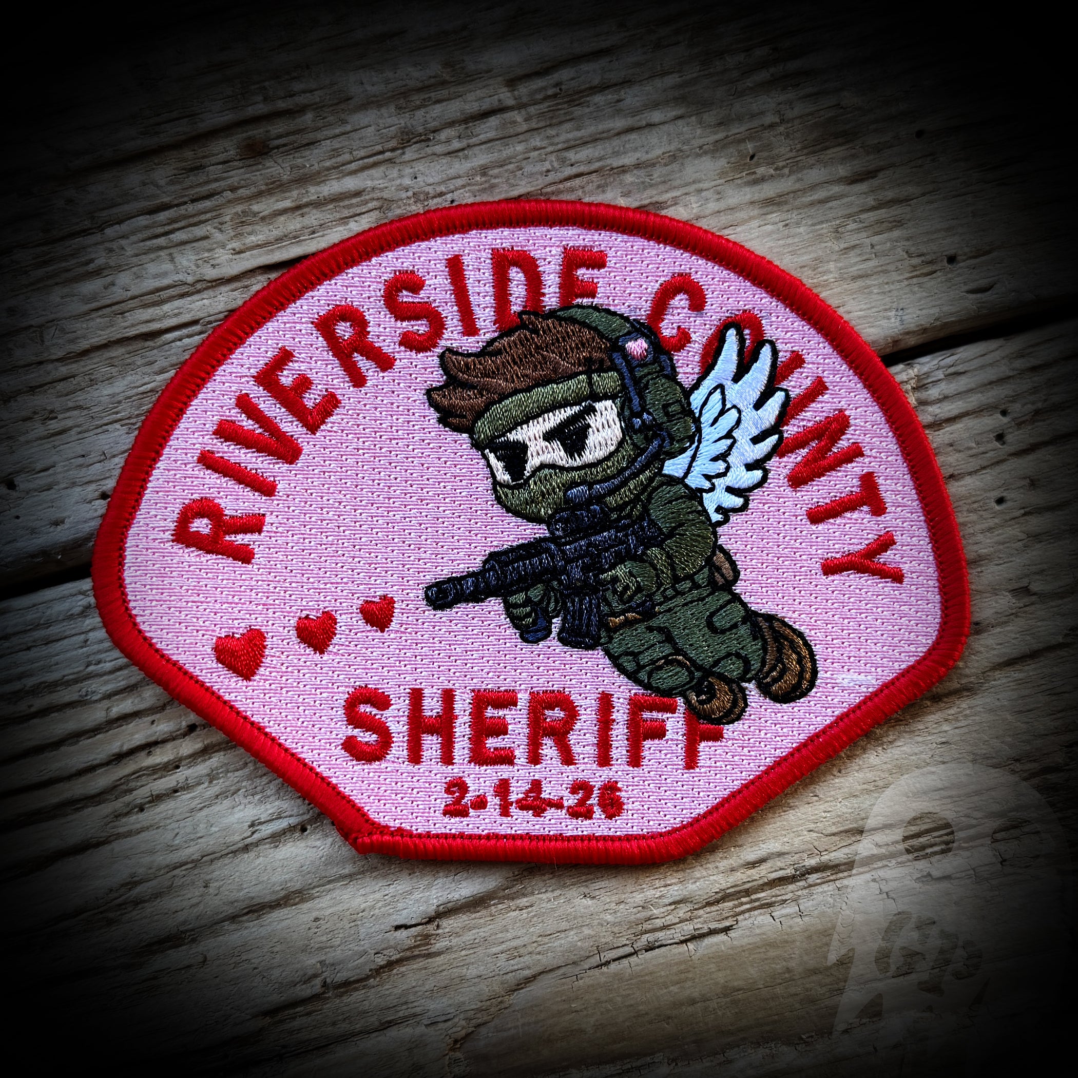 2026 Valentines - Riverside, CA Sheriff's Office 2026 Valentine's Day Patch