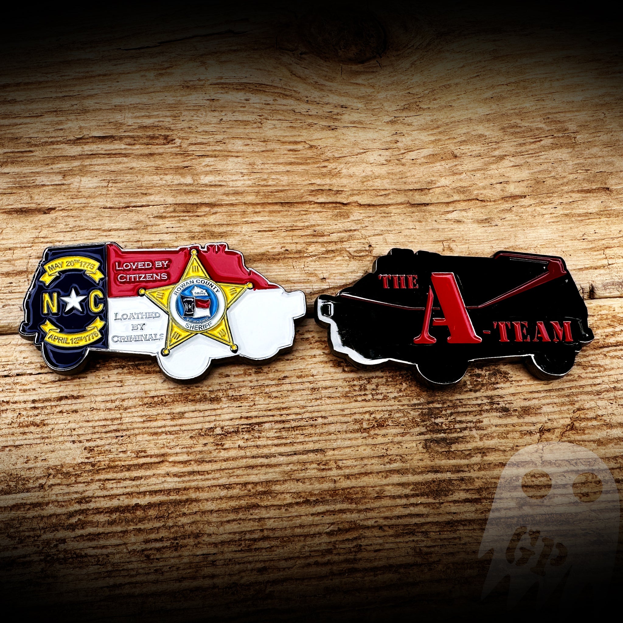 A-Team - Rowan County, NC Sheriff's Office A-Team Coin - Authentic