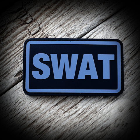 SWAT 3.5" x 2" Placard PVC