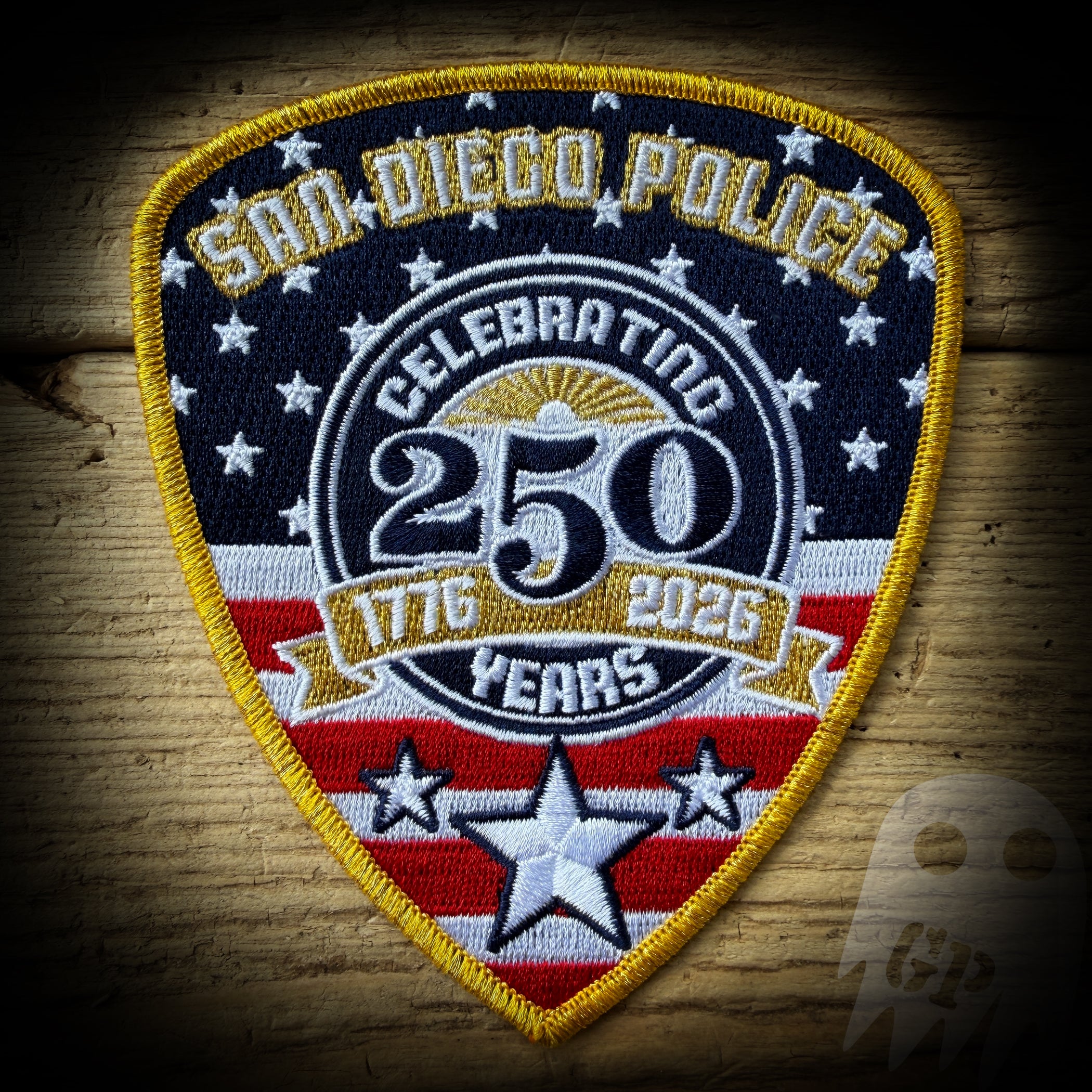 250th America - San Diego, CA PD 250th Anniversary of America Patch
