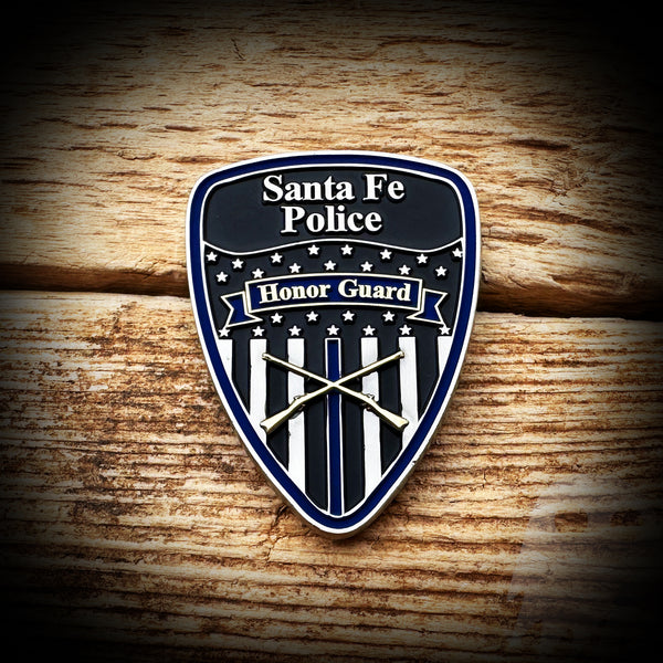 Santa Fe, NM Police Department Honor Guard Coin - Authentic