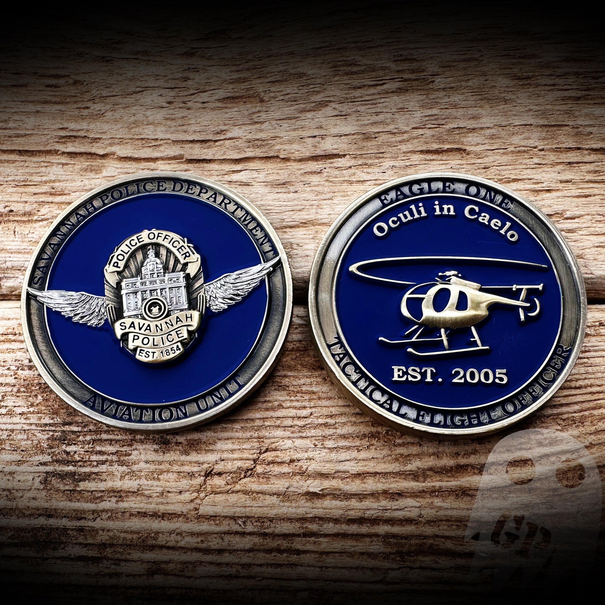 Savannah, GA PD Aviation Unit Challenge Coin - Authentic