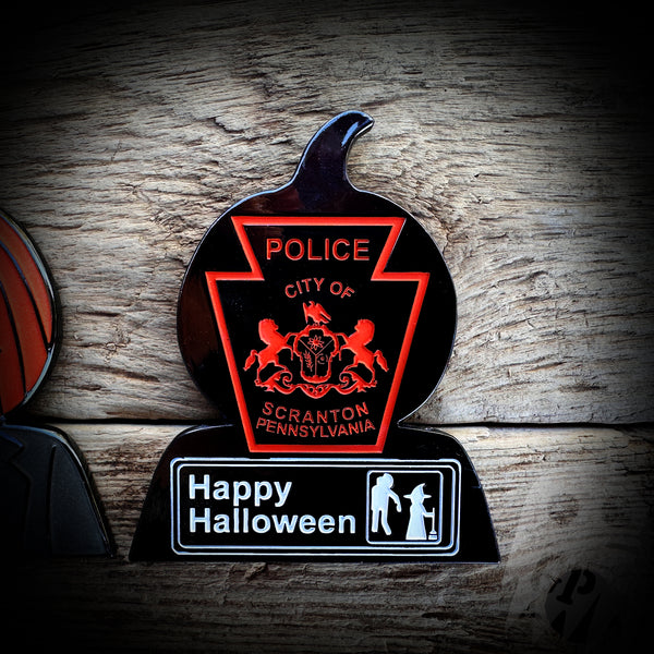 COIN 2024 Halloween - Scranton, PA PD 2024 Halloween Coin - GLOWS IN THE DARK