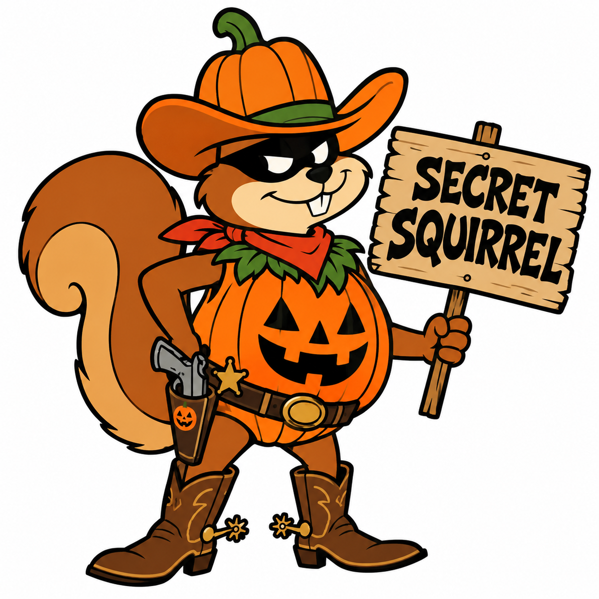 2026 Halloween - Oklahoma Police Department 2026 Halloween SECRET SQUIRREL Patch (NOT PHOTO SHOWN)