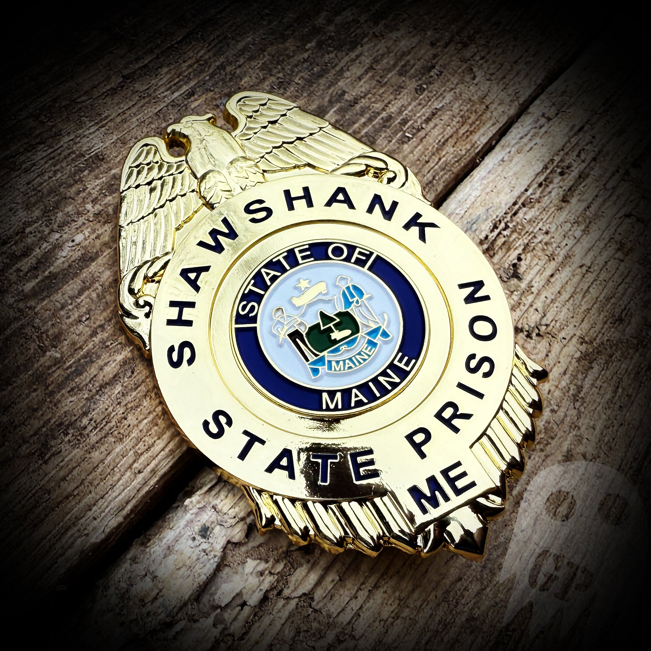 BADGE - Shawshank State Prison Guard Replica Badge