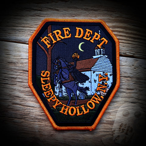 FIRE - Sleepy Hollow, NY Fire Department 2023 Halloween Patch - Limited FIRE FIRE FIRE