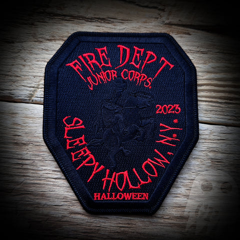 HALLOWEEN JUNIOR CORP - Sleepy Hollow, NY FD Junior Corps 2023 Halloween Patch - Limited FIRE FIRE FIRE