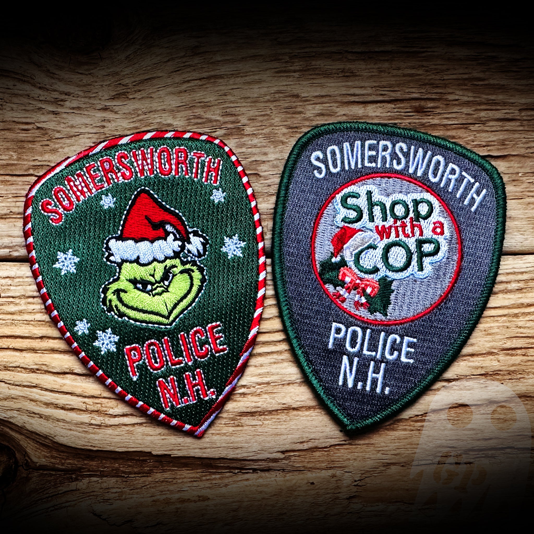 CHRISTMAS - Somersworth, NH PD 2023 Christmas Patch - TWO PACK